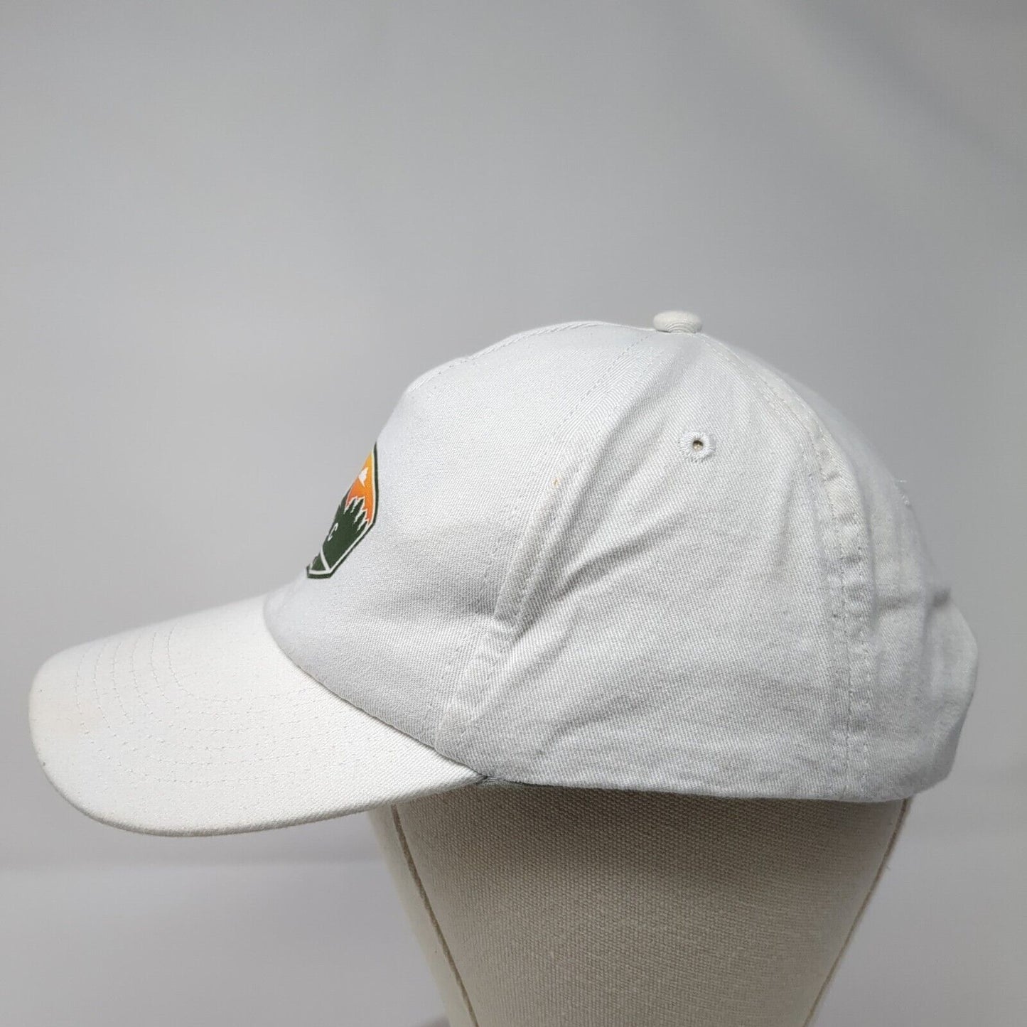 208EN LLC Est. 2021 Slideback Hat White OSFA Adjustable Solid Outdoor