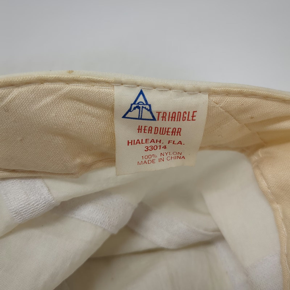 Triangle Baseball Cap Beige One Size Excalibur Hotel Casino Las Vegas Knight Hat