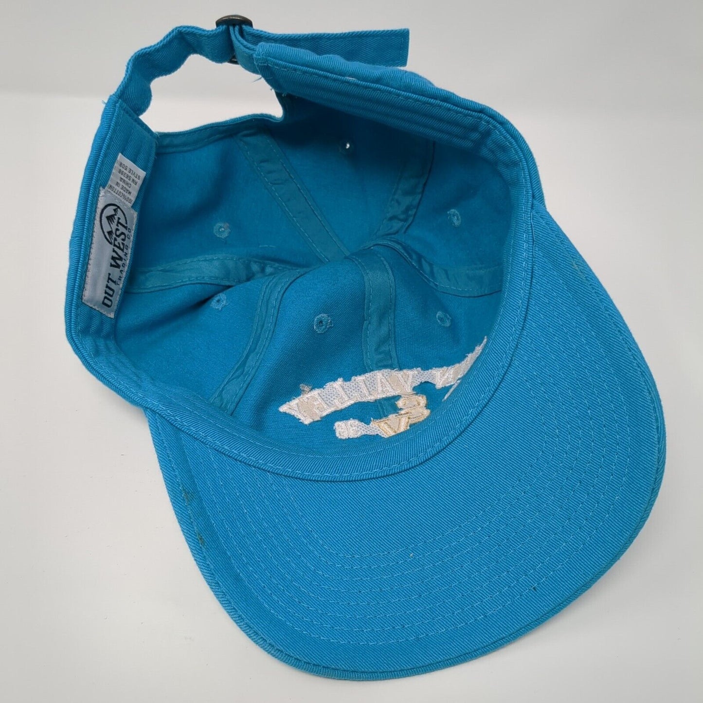 Sun Valley Idaho 1936 Slideback Hat Blue One Size Embroidered Out West