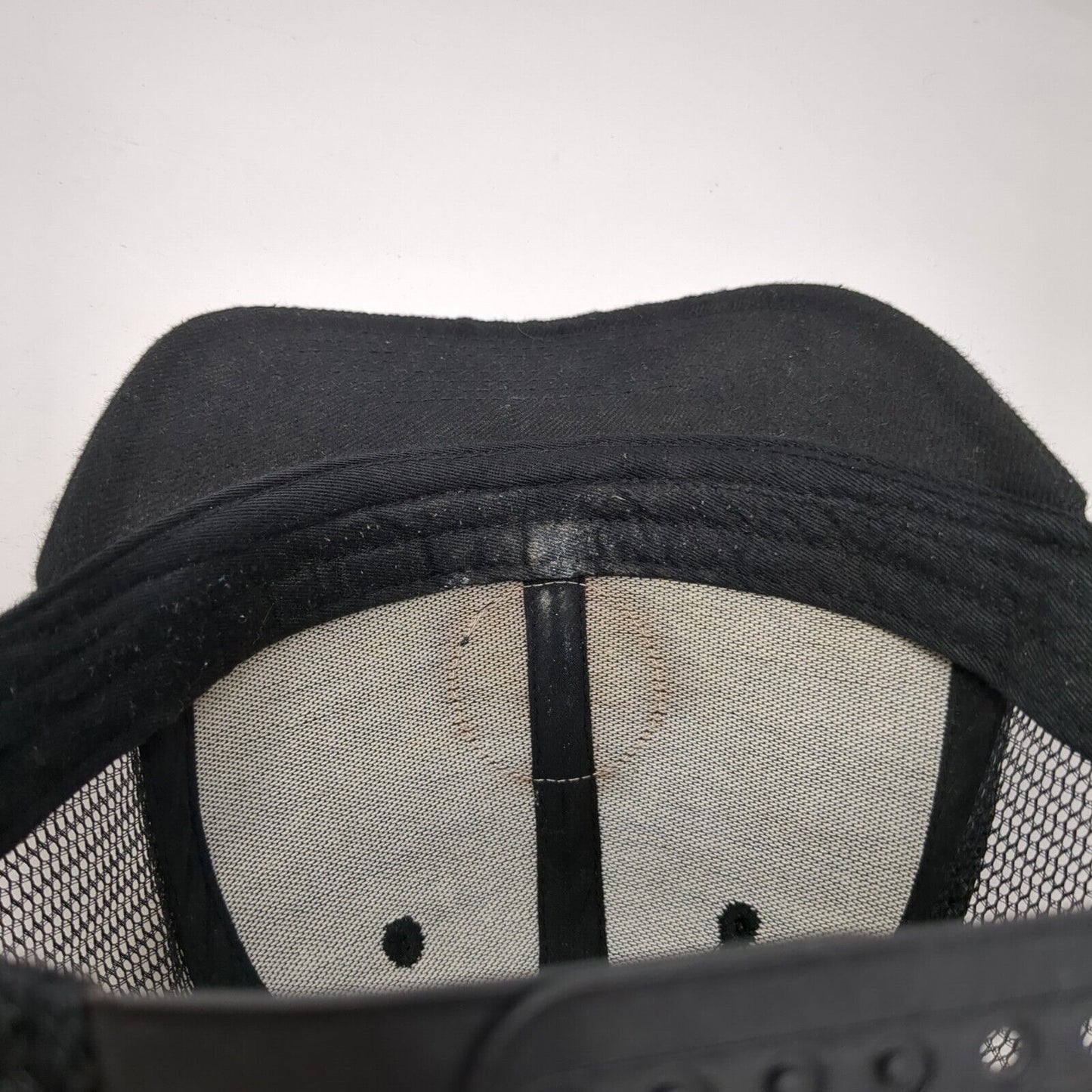 Never Loose Your Way Snapback Trucker Hat Black OSFA Adjustable Mesh Back