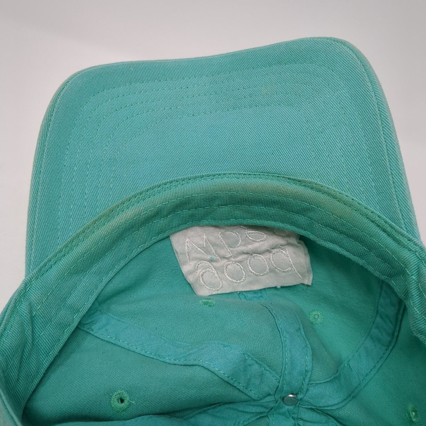 Good Vibes Slideback Hat Blue One Size Adjustable Embroidered 6 Panel WB