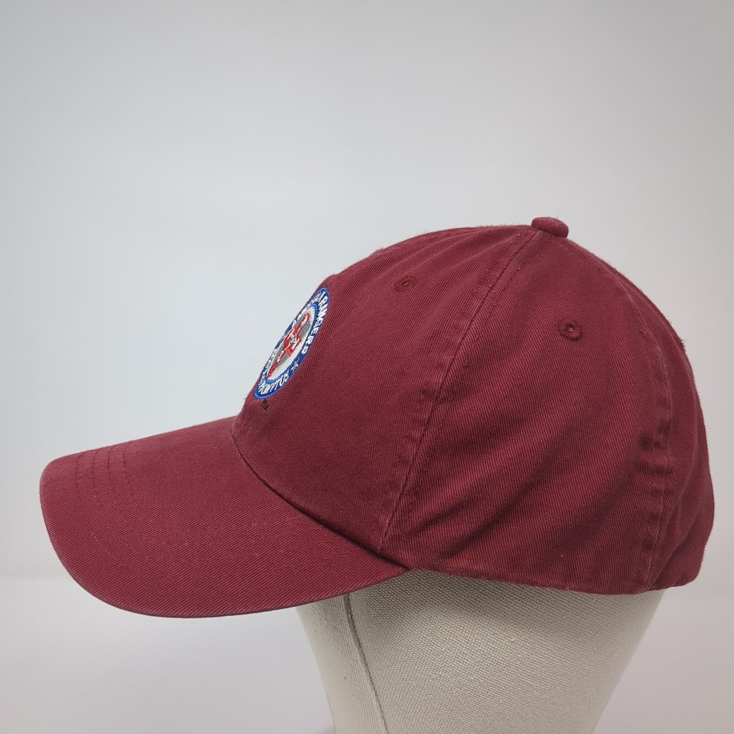 American Rangers Ego Ero Promptus Strapback Hat Red One Size Adjustable