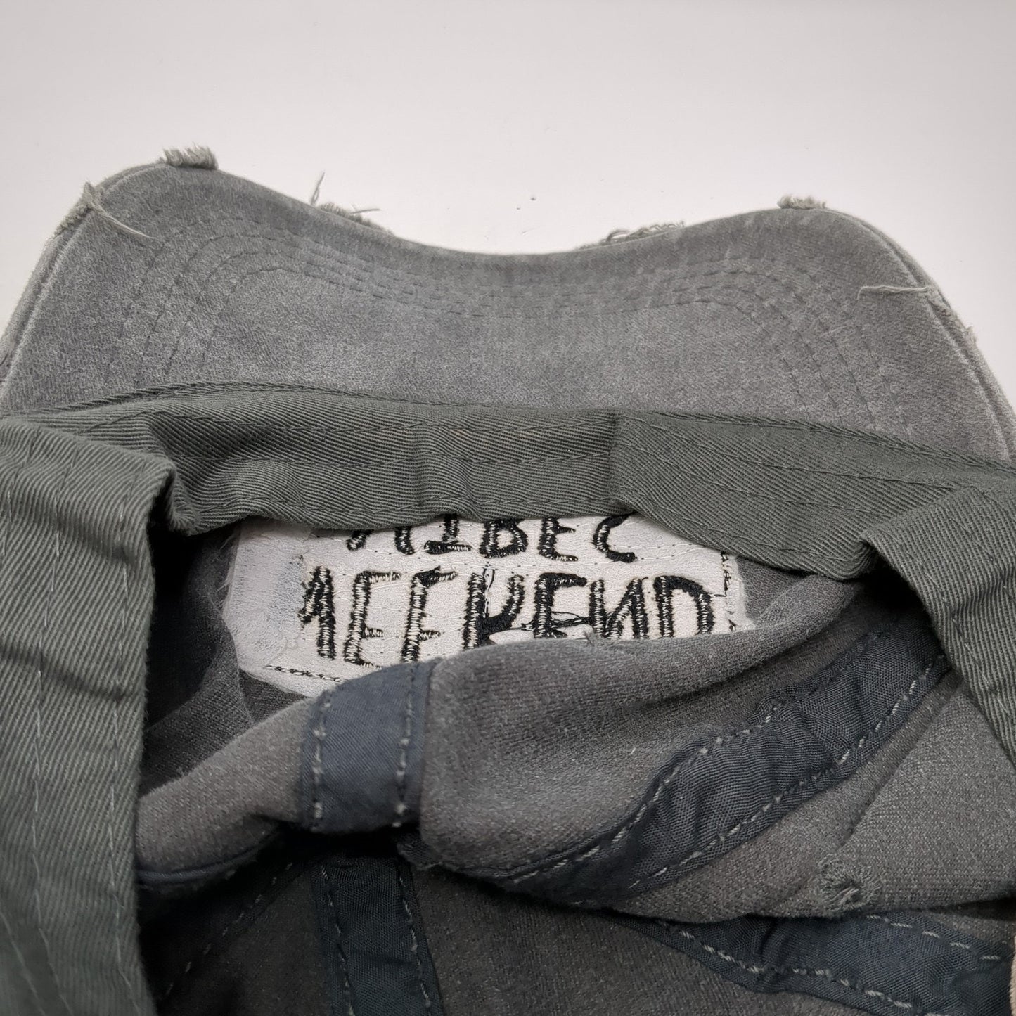 Weekend Vibes Strapback Hat Gray One Size 4350 District Distressed