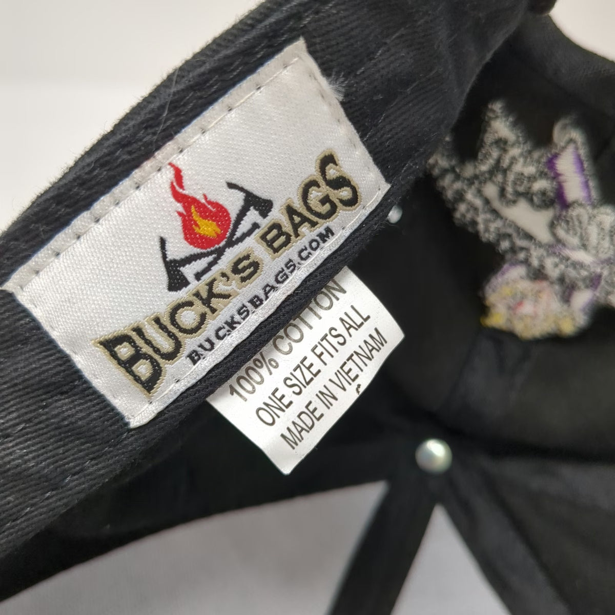 Buck's Bags Wildland Firefighter Foundation Black One Size Baseball Cap Hat WFF