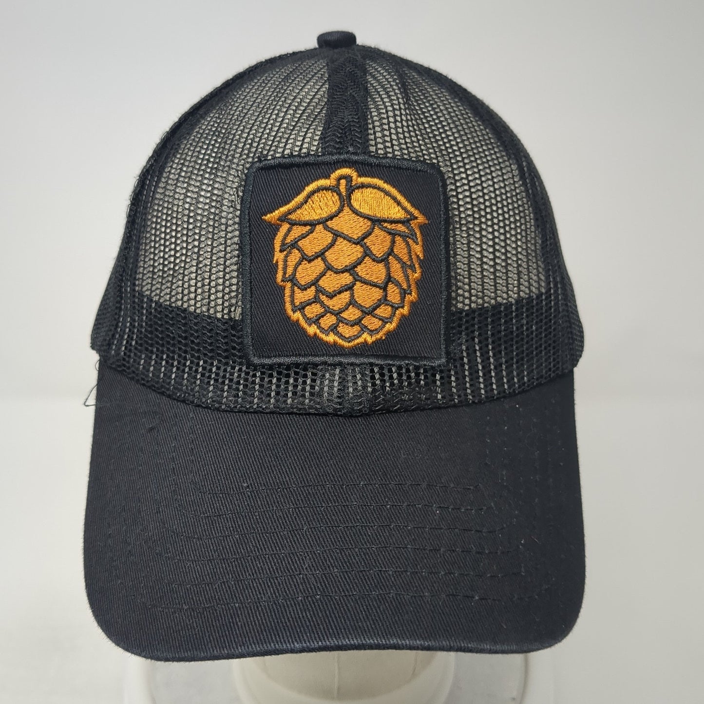 Brewery Snapback Trucker Hat Black One Size Adjustable Embroidered Mesh Back