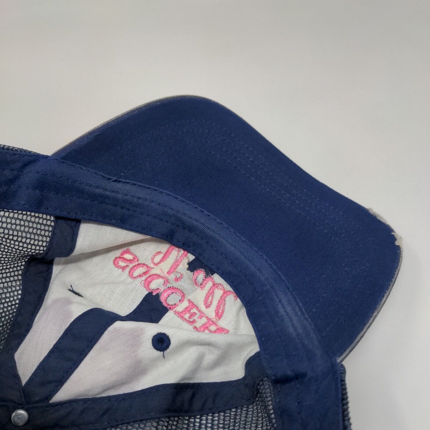 Soccer Y'all Strapback Mesh Back Trucker Hat Blue OSFA Embroidered HG