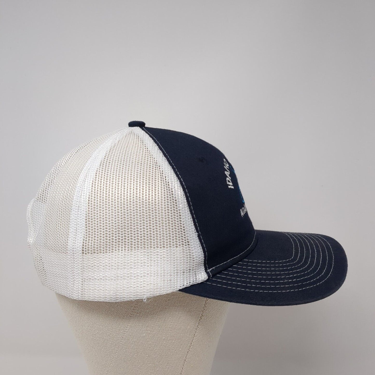 Idaho Youth Adaptive Sports Camp Trucker Hat Blue One Size Mesh Back