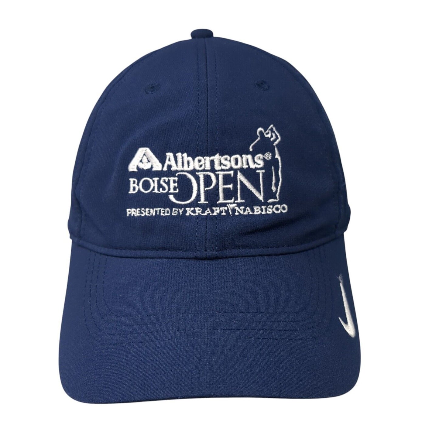 Albertsons Boise Open Kraft Nabisco Strapback Hat Blue One Size Swoosh Nike Golf