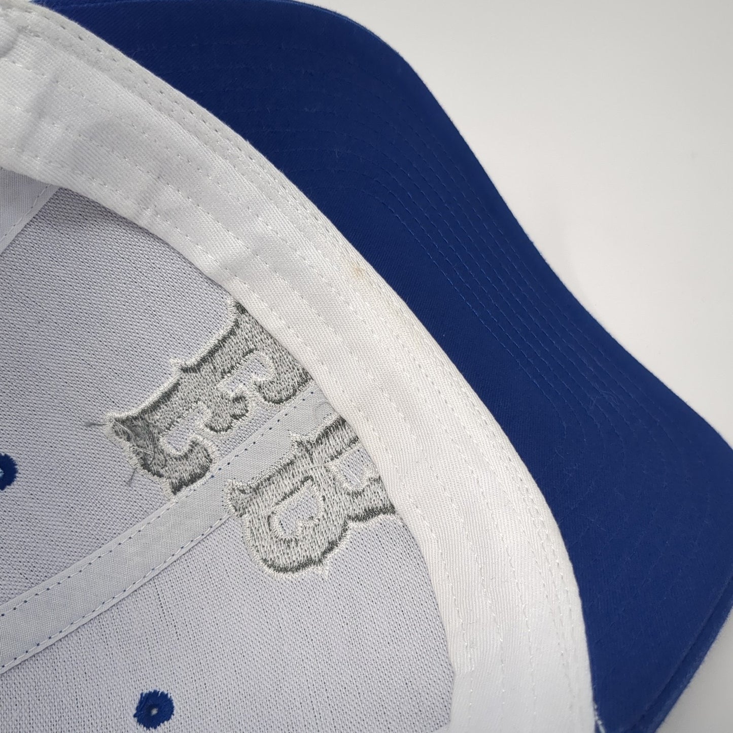 EB Snapback Mesh Back Trucker Hat Blue One Size Colorblock Richardson