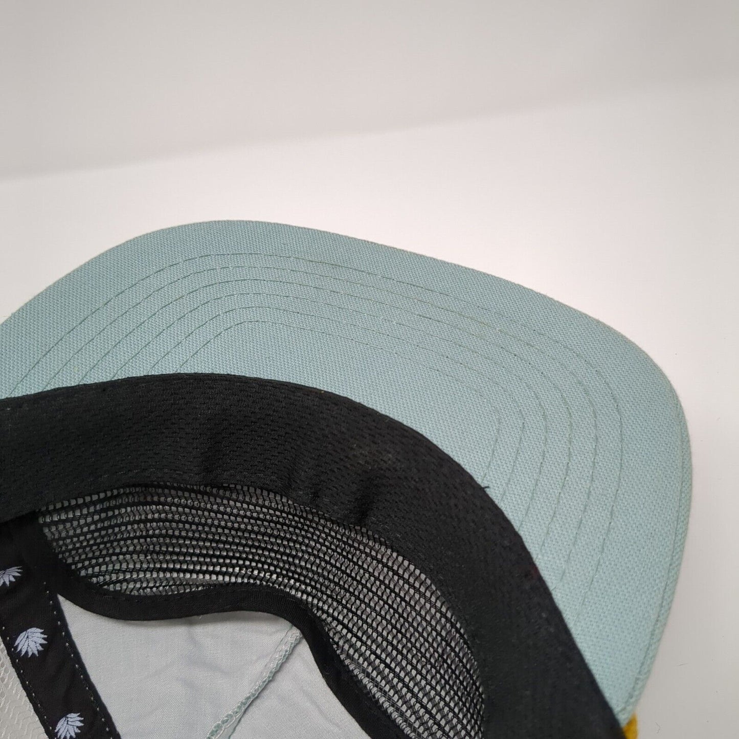 Adventure Begins Where The Road End Snapback Trucker Hat Green OS Mesh Back Rope