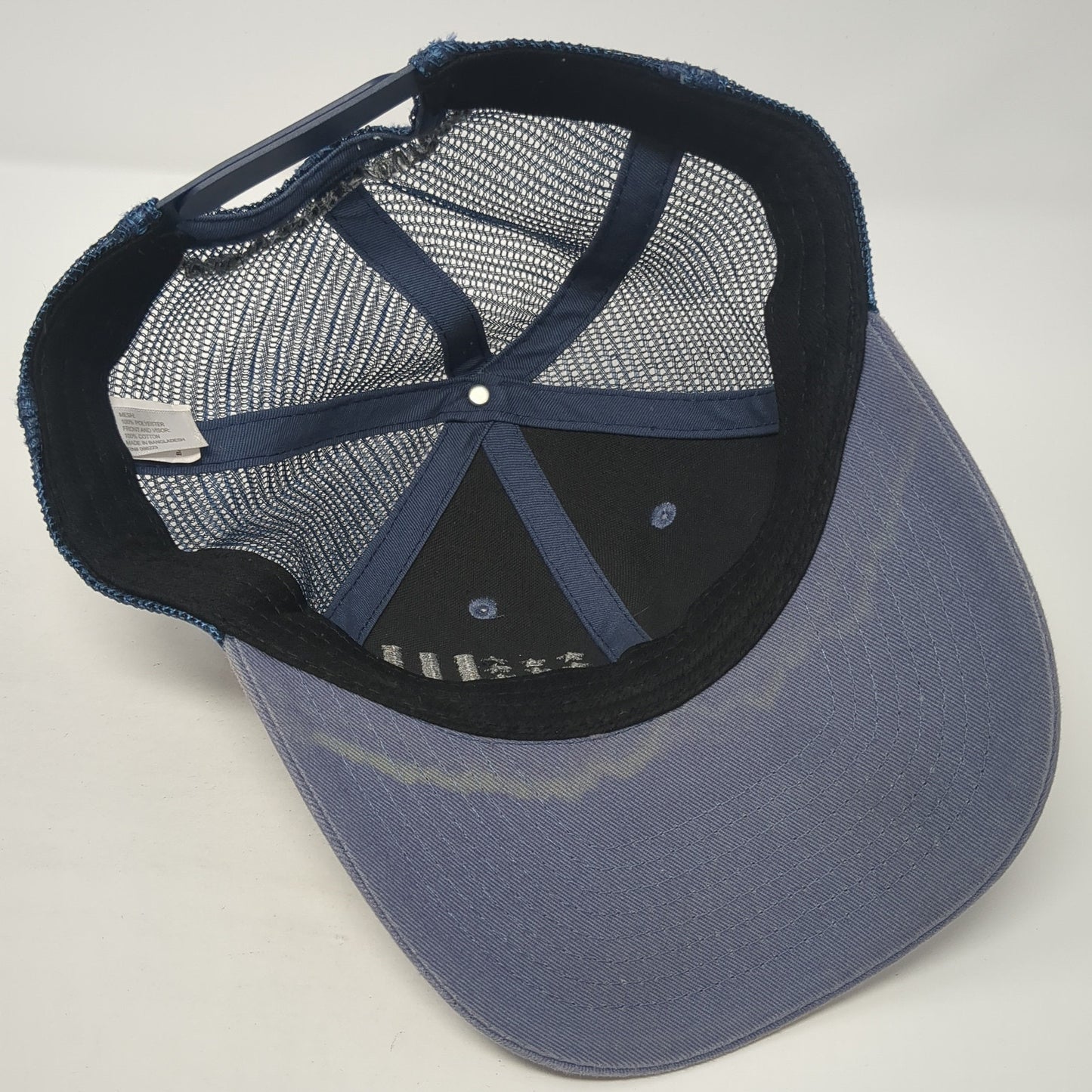 Academy Sports + Outdoors Snapback Trucker Hat Blue One Size Mesh Back