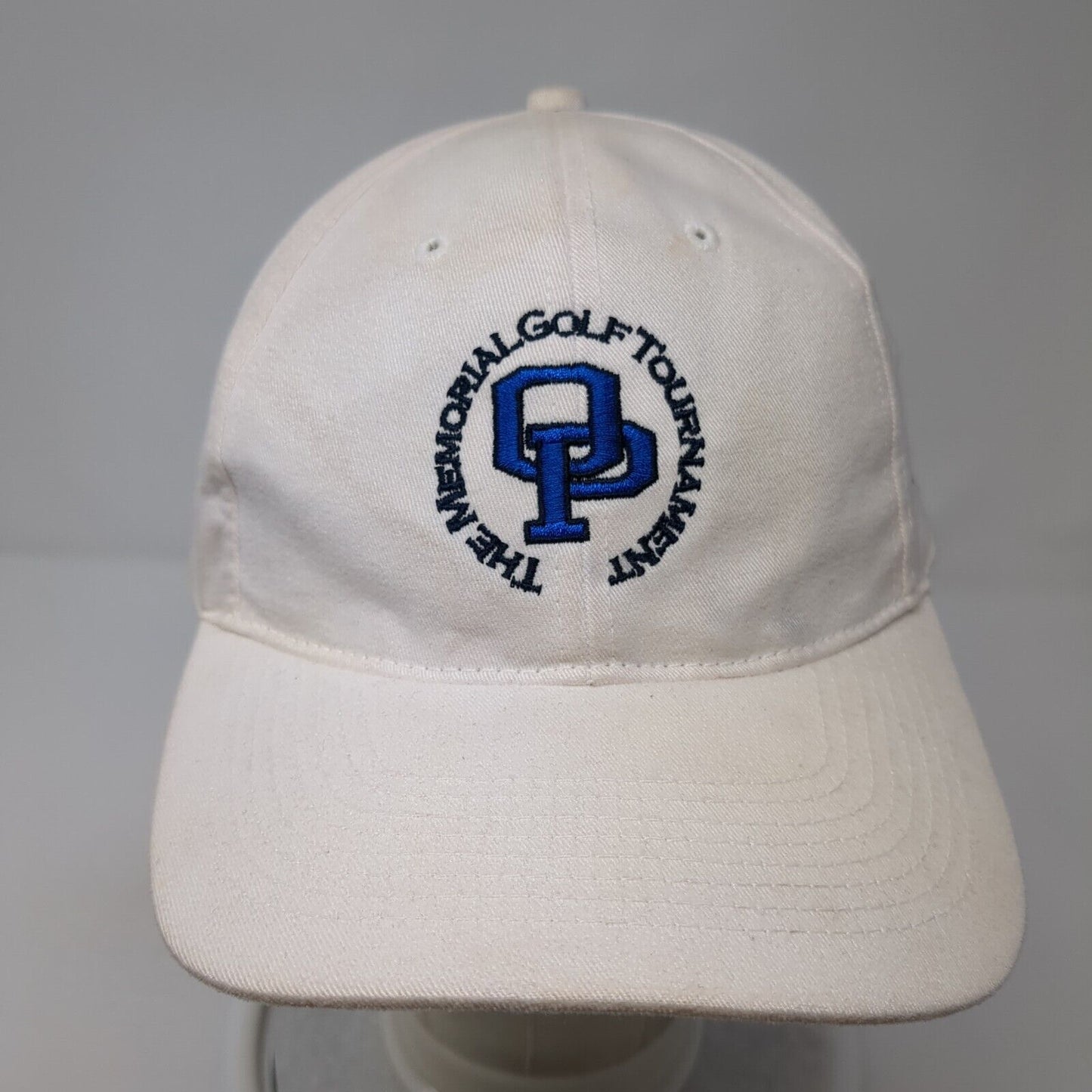 OP The Memorial Golf Tournament Slideback Hat White OS Adjustable 6 Panel Otto