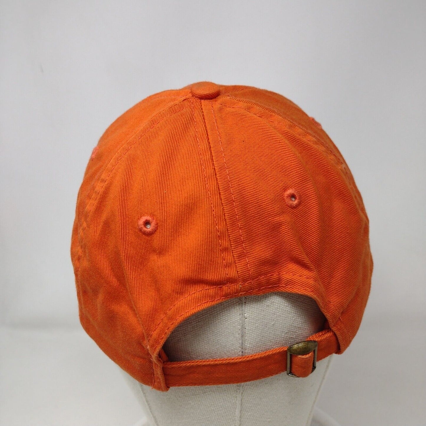 Wigwam Golf Club Slideback Hat Orange OSFA Adjustable Embroidered Cotton