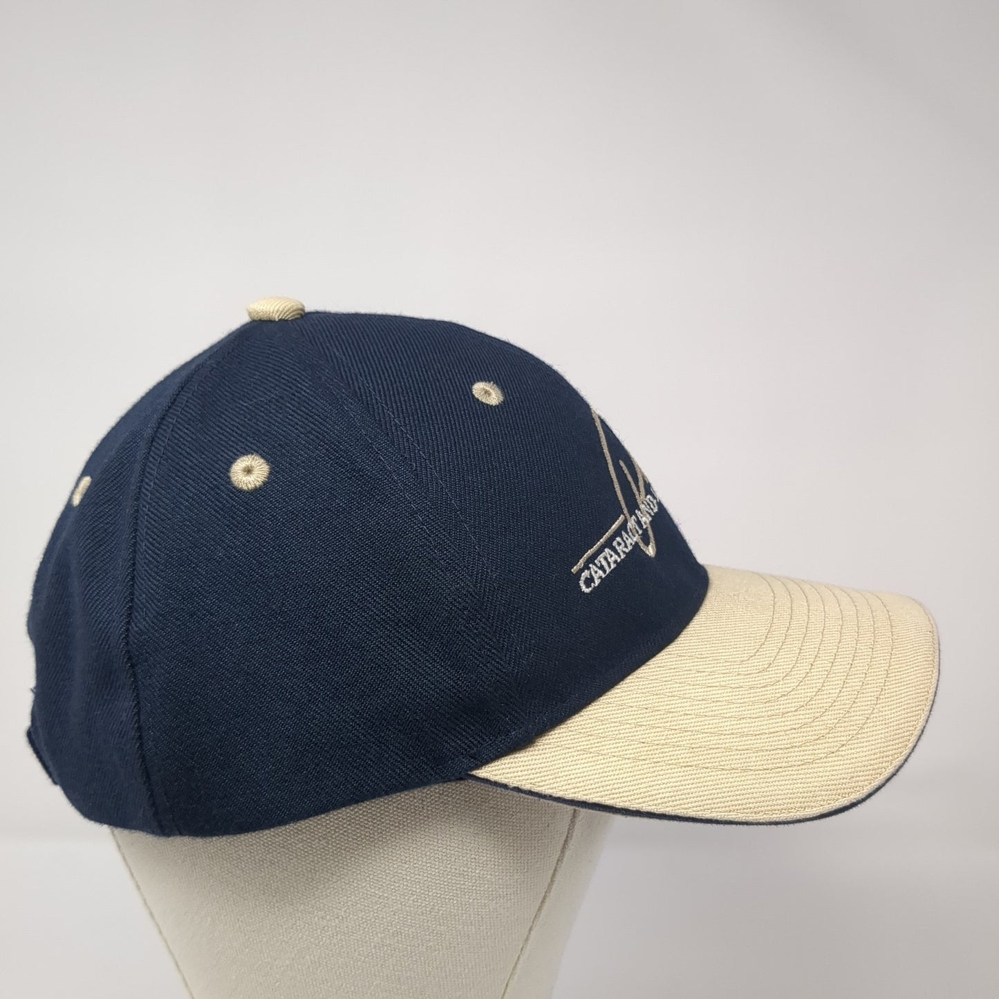 Pacific Cataract and Laser Institute Strapback Hat Blue One Size Outdoor