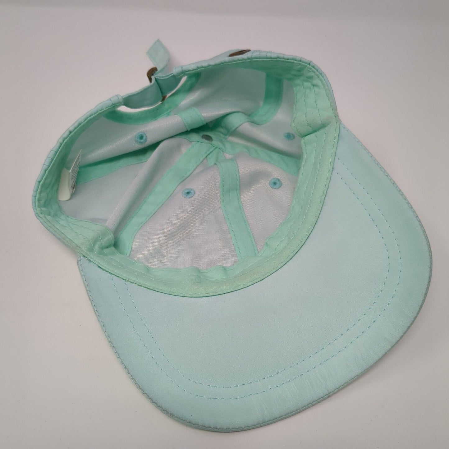 Unbranded Slideback Hat Green One Size Adjustable Solid Blank 6 Panel