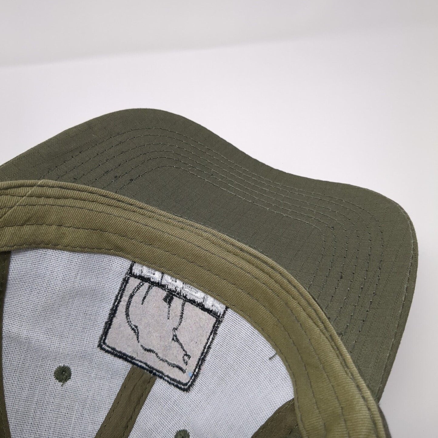 Bear Archery Strapback Hat Brown One Size Embroidered Adjustable