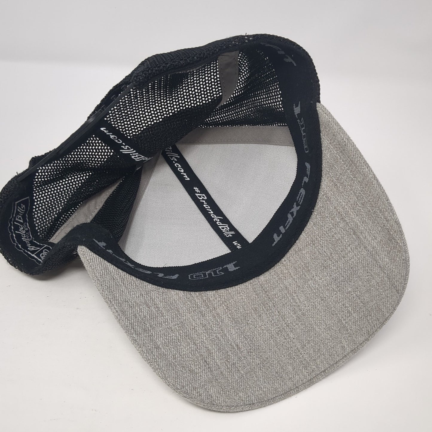 Prime Ops Snapback Trucker Hat Gray One Size Mesh Back Branded Bills