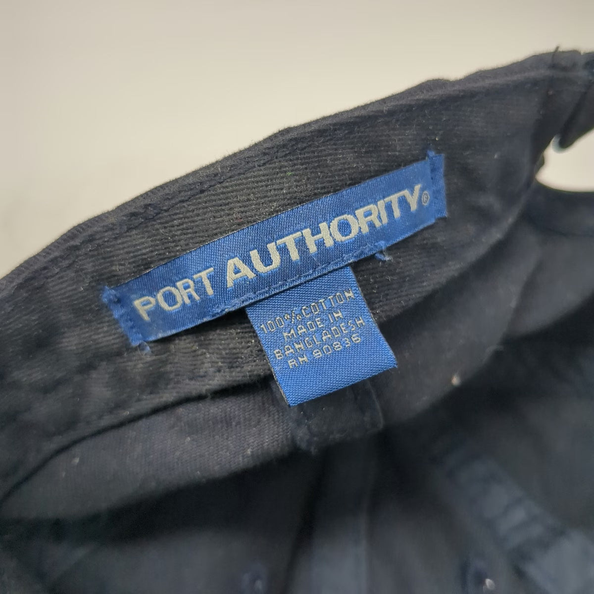Port Authority Baseball Cap Blue One Size Metro Community Services Strapback Hat