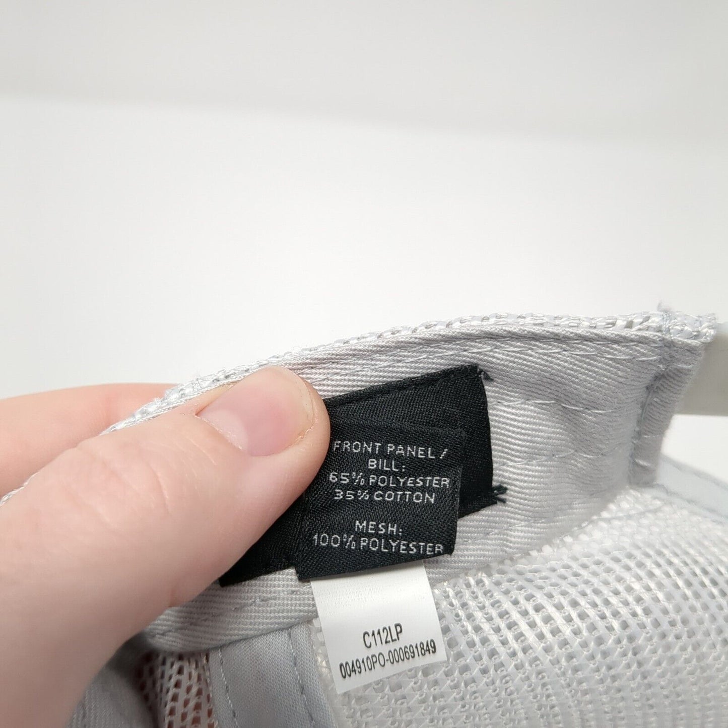 Letter W Snapback Trucker Hat Blue OS Adjustable Mesh Back Port Authority