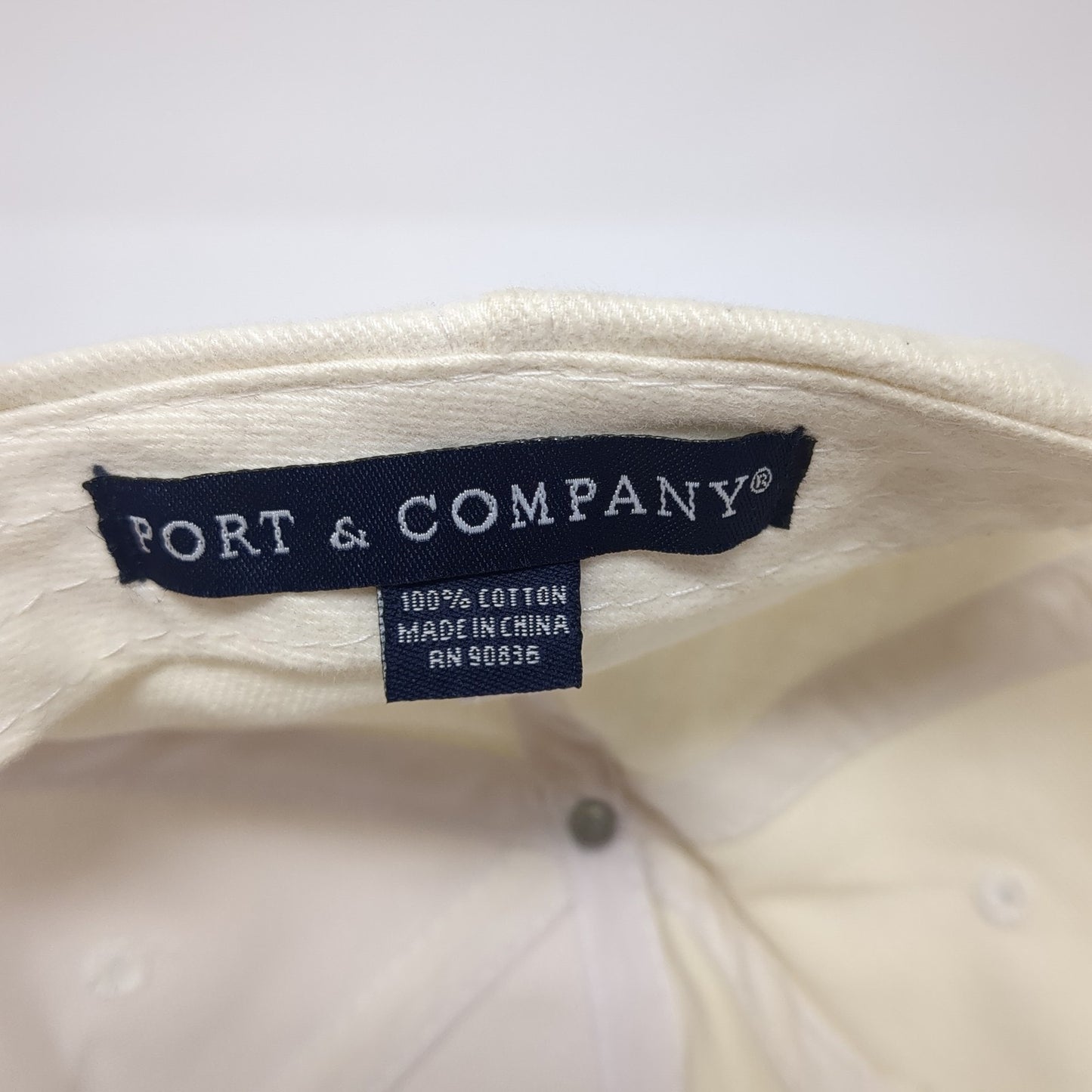 TCM Tri-City Meats Slideback Hat Beige One Size Adjustable Port & Company