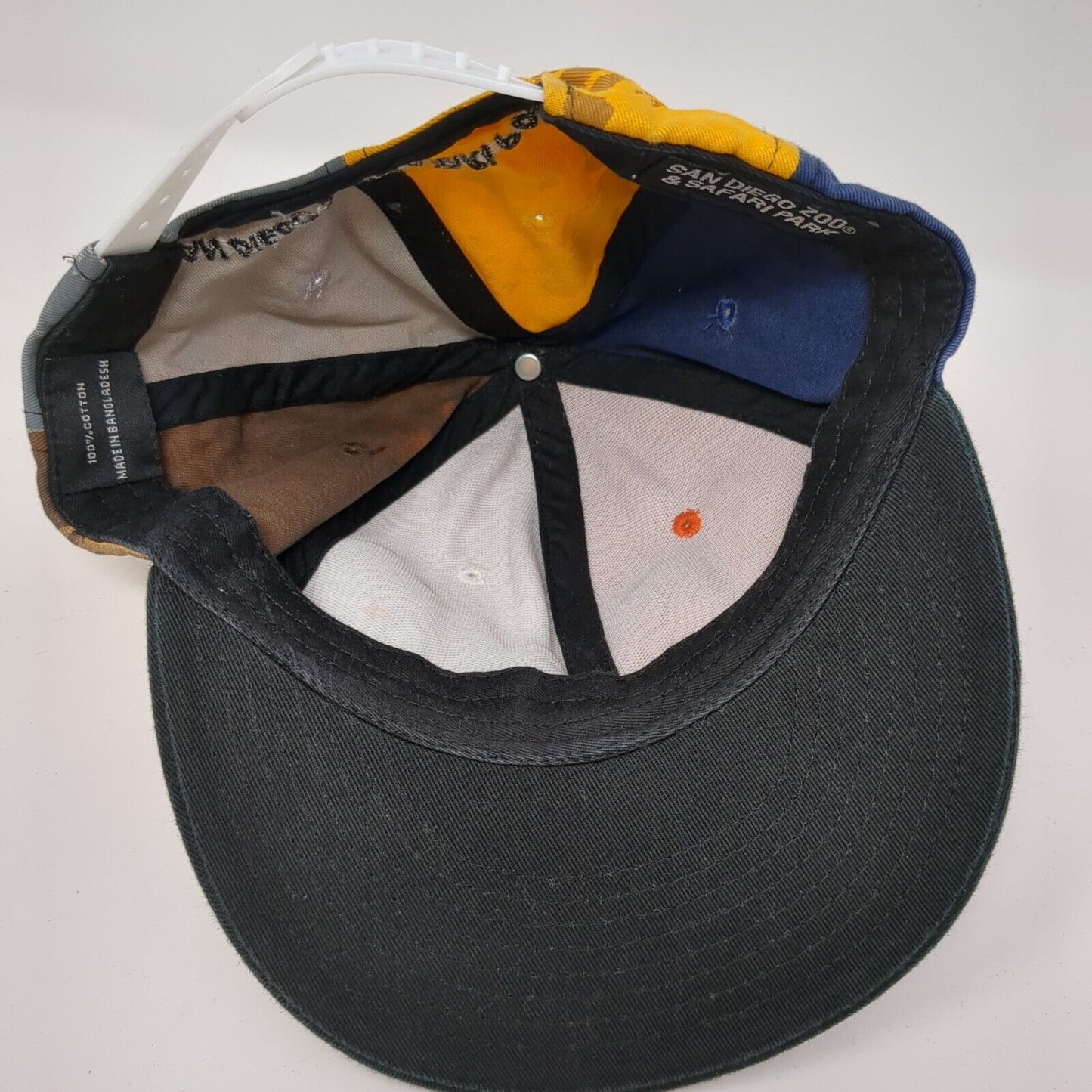 San Diego Zoo & Safari Park Youth Snapback Hat Multicolor OS Animal Print Cotton