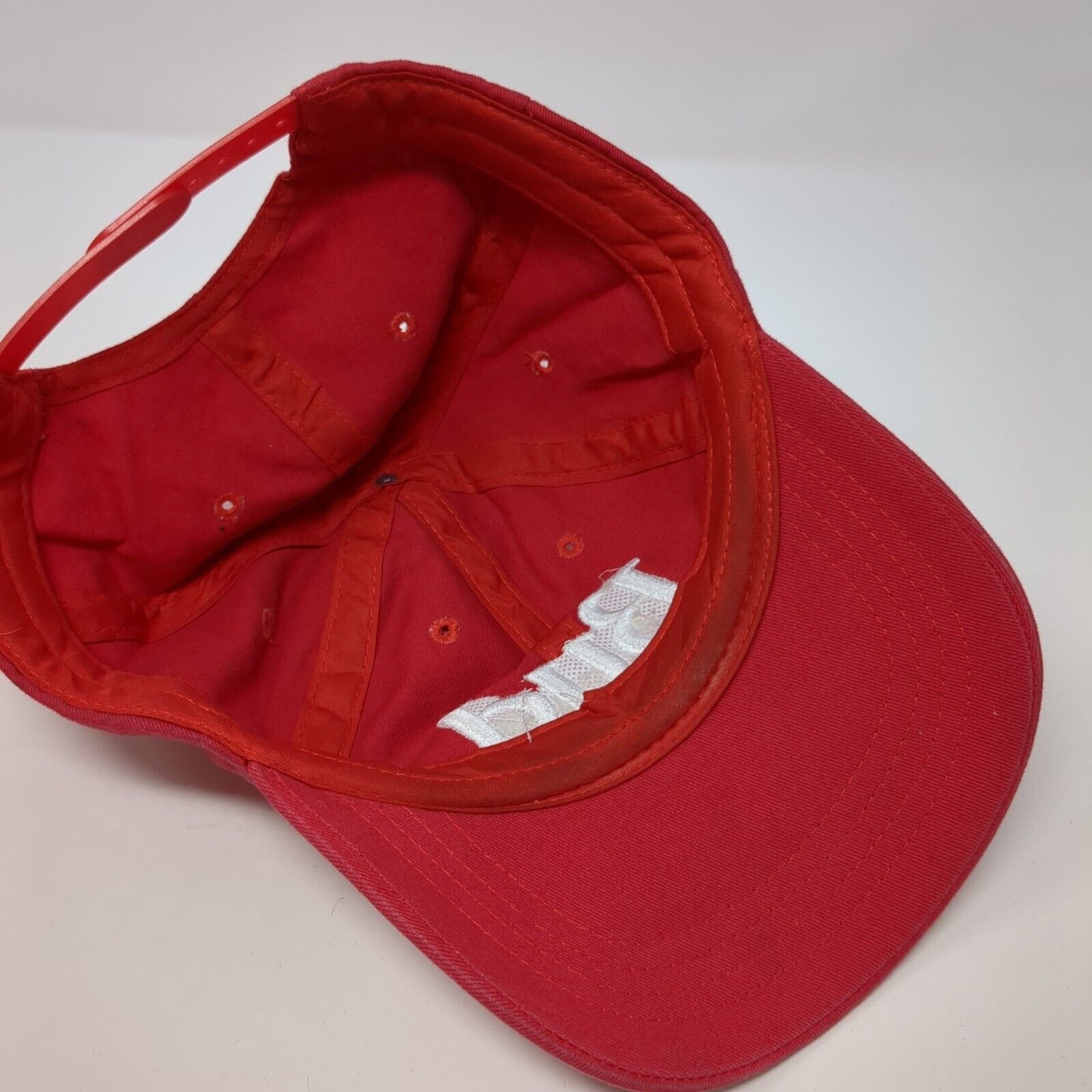 Bud King of Beers Snapback Hat Red One Size Adjustable Embroidered