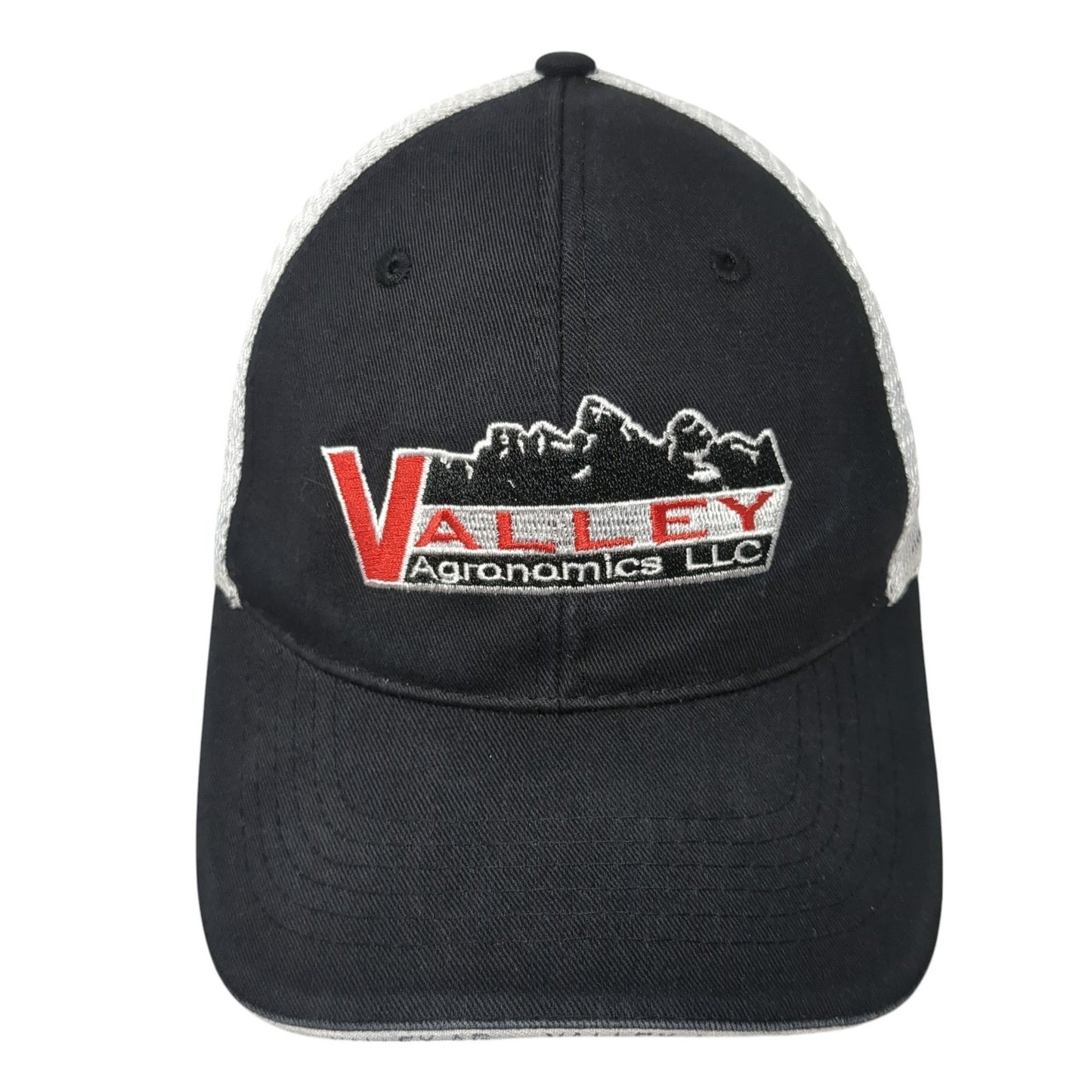 Valley Agronomics LLC Strapback Trucker Hat Black One Size Mesh Back