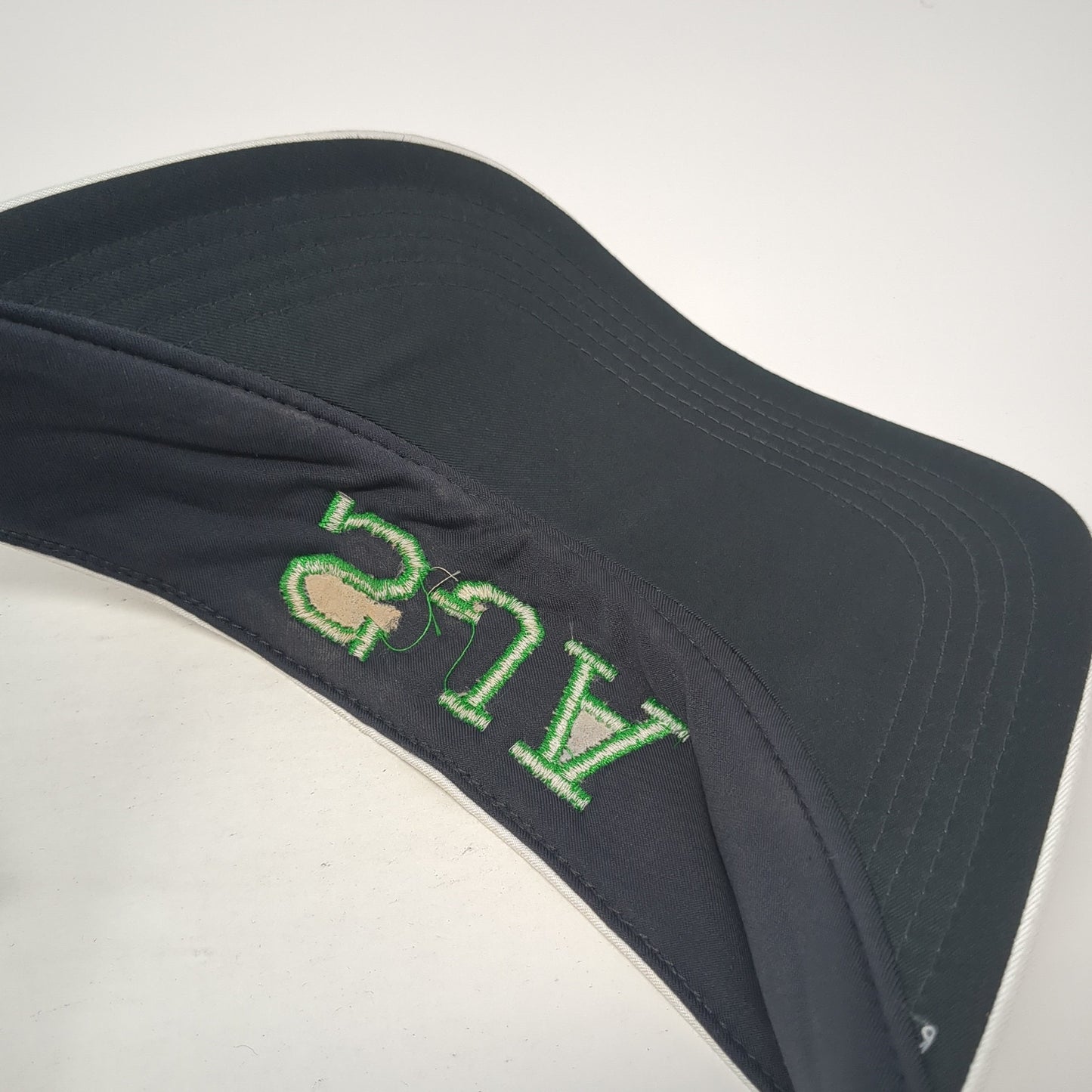 SJA Sun Visor Cap White One Size Adjustable Embroidered Lightweight Nike Golf