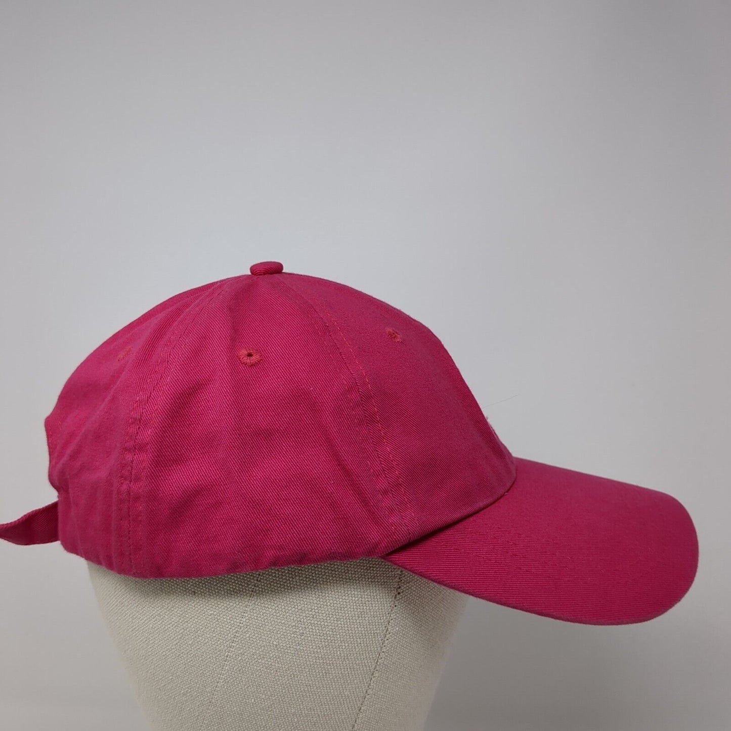 NASA Slideback Hat Pink One Size Adjustable Embroidered Prairie Mountain