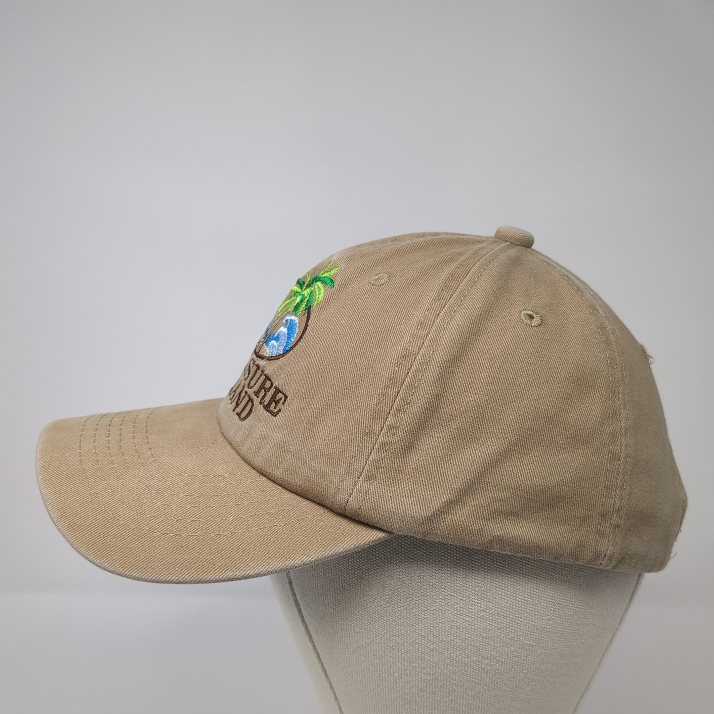 Treasure Island Slideback Baseball Cap Brown One Size Adjustable Alhys Trading