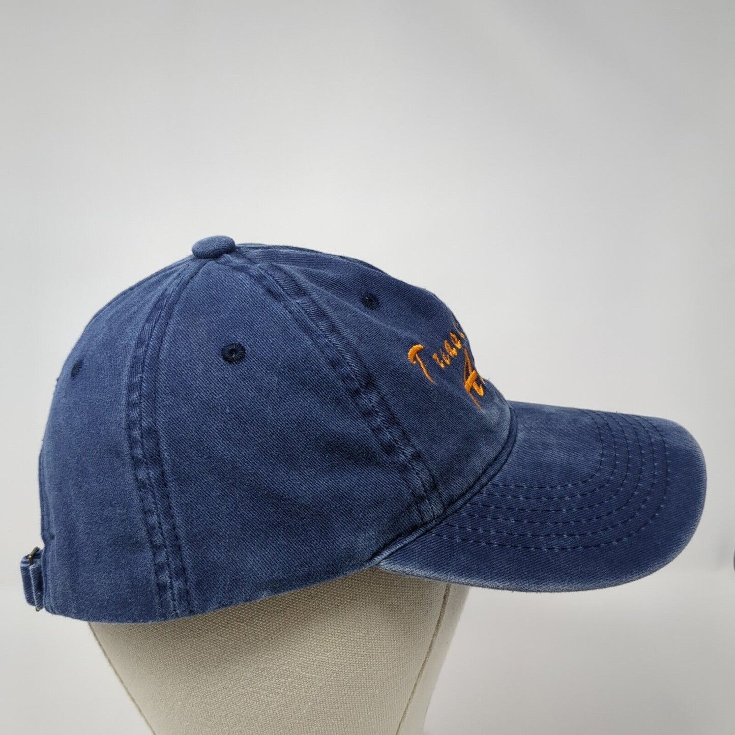 Treasure Valley Auction Slideback Hat Blue OS Adjustable Embroidered 6 Panel