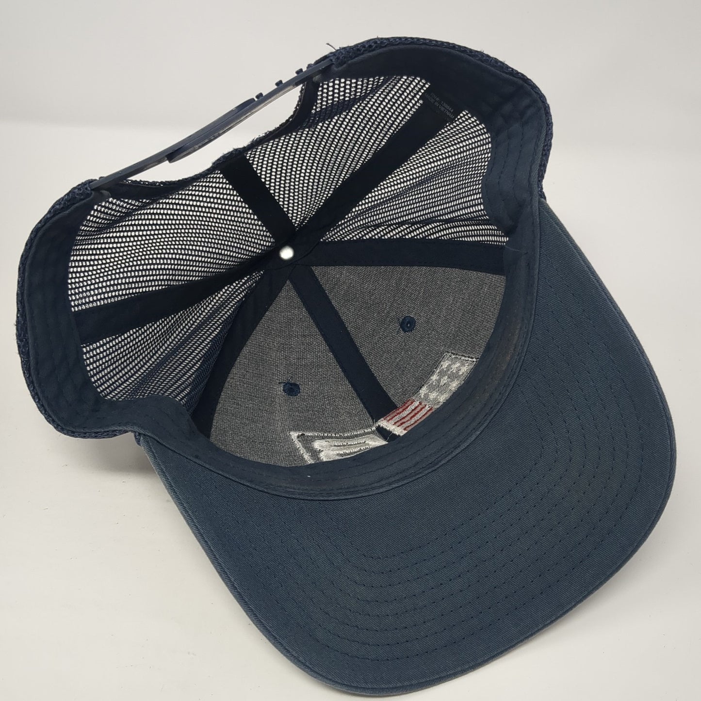 USA Flag Bare Performance Nutrition Trucker Hat Black One Size Adjustable