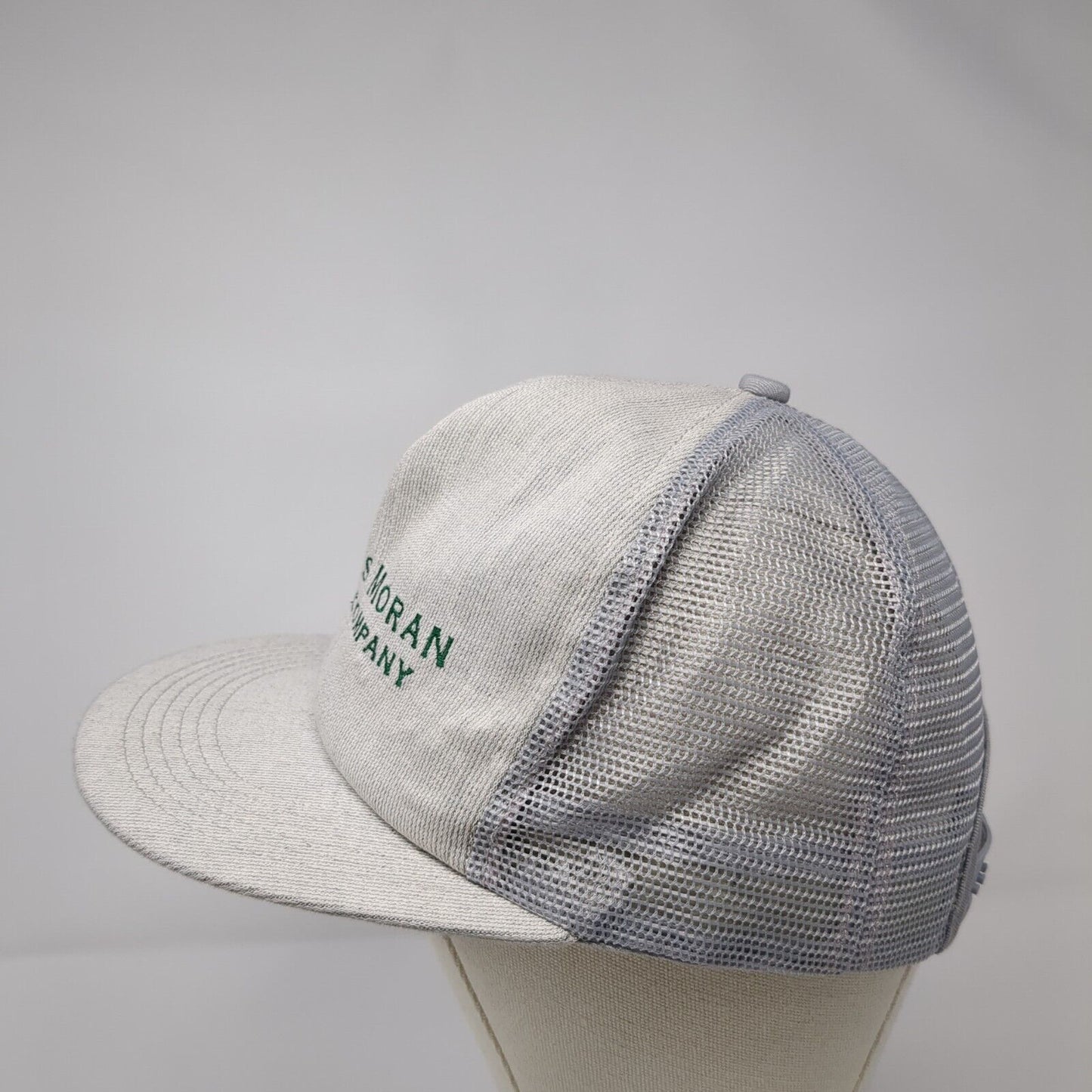 Harris Moran Seed Company Snapback Trucker Hat Gray OSFA Mesh Back