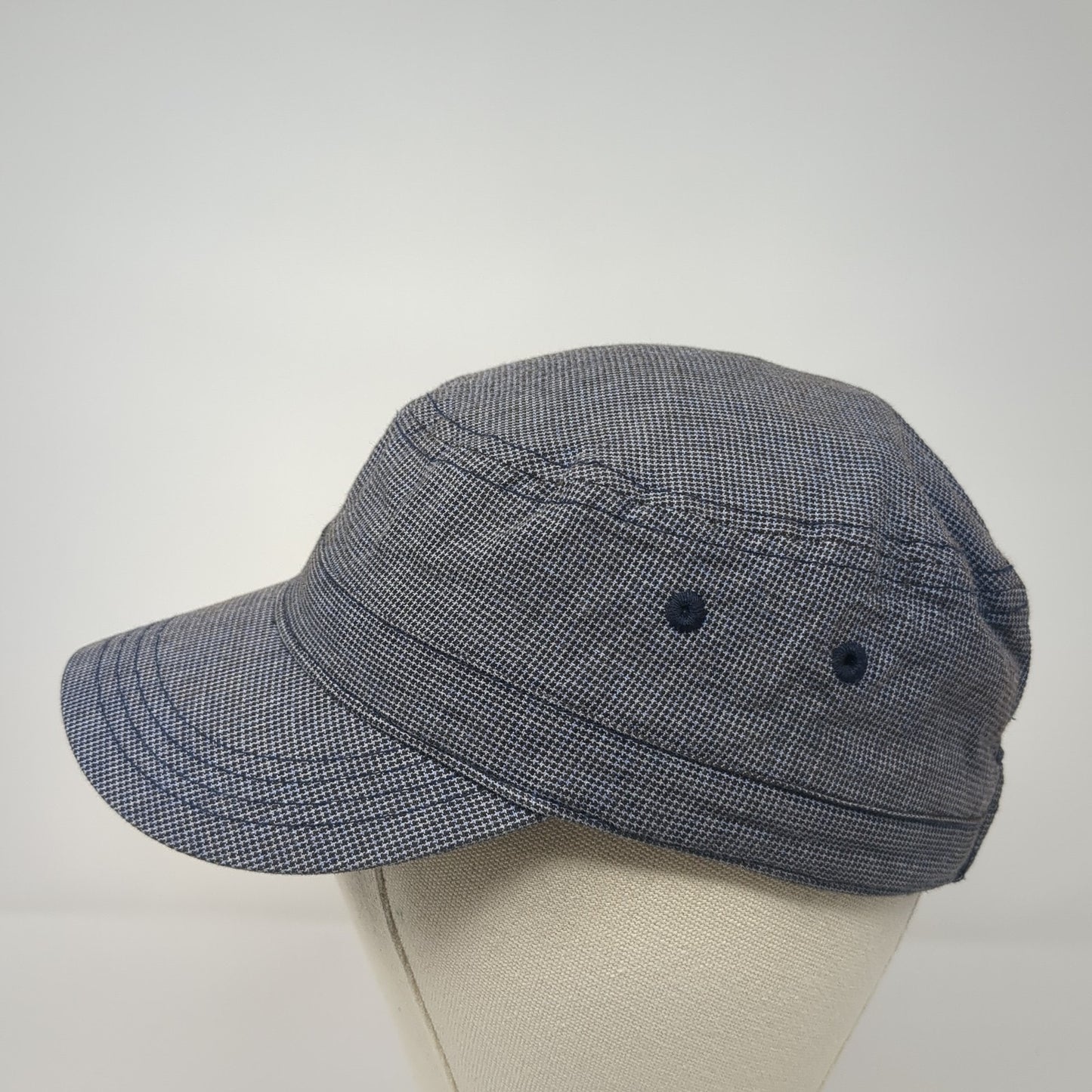 AIRE Strapback Cadet Army Cap Hat Blue One Size Adjustable District