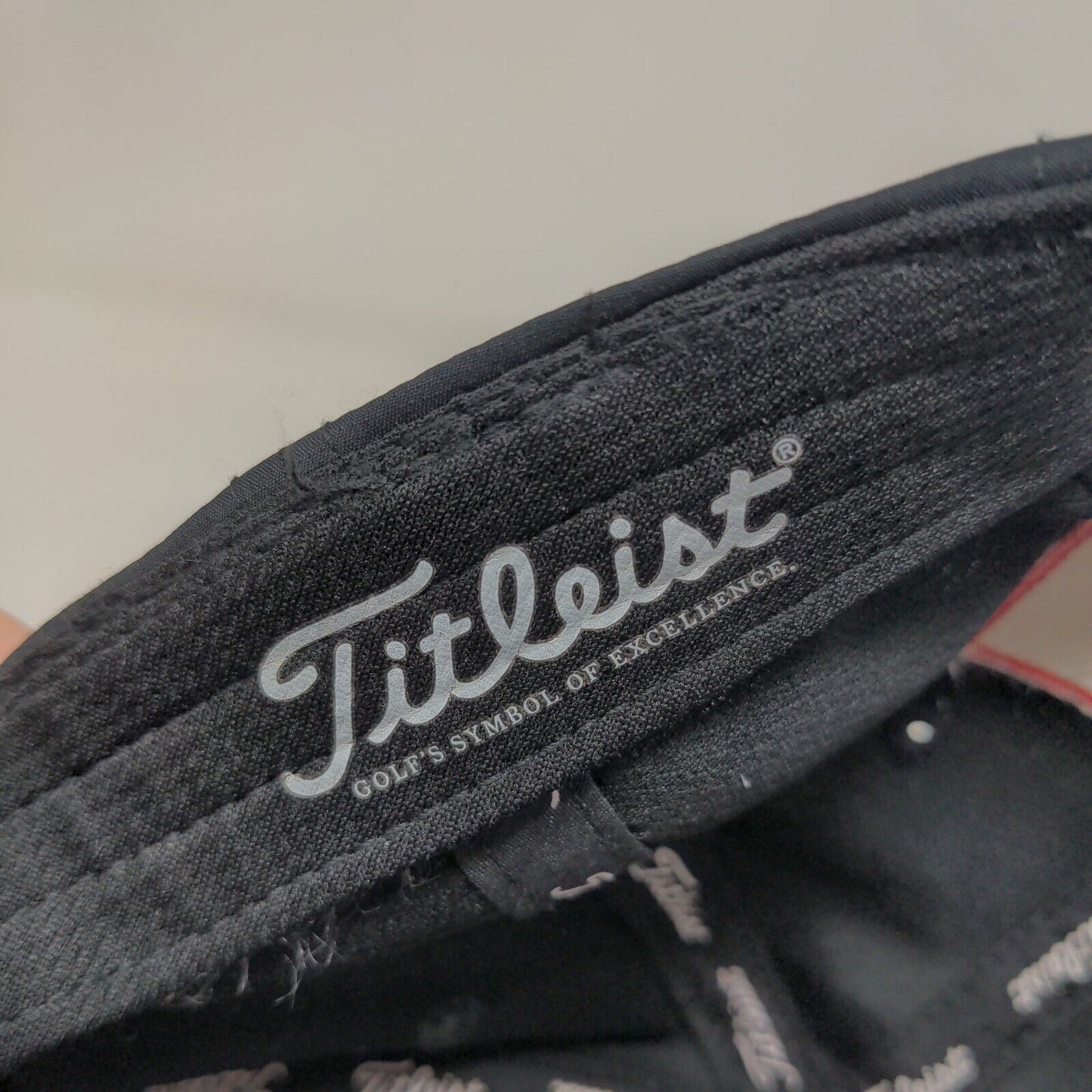 Titleist Men's Slideback Hat Black Prairie View Golf Club Embroidered Logo
