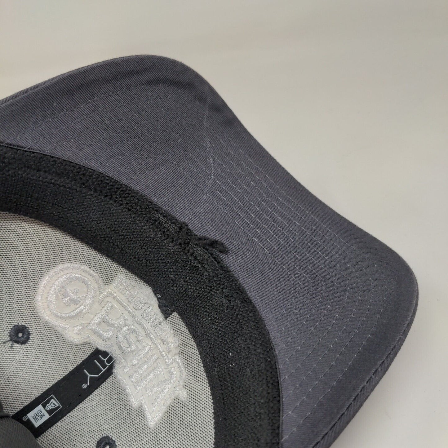 O'Reilly Auto Parts Mesh Back Fitted Hat Gray Medium/Large New Era