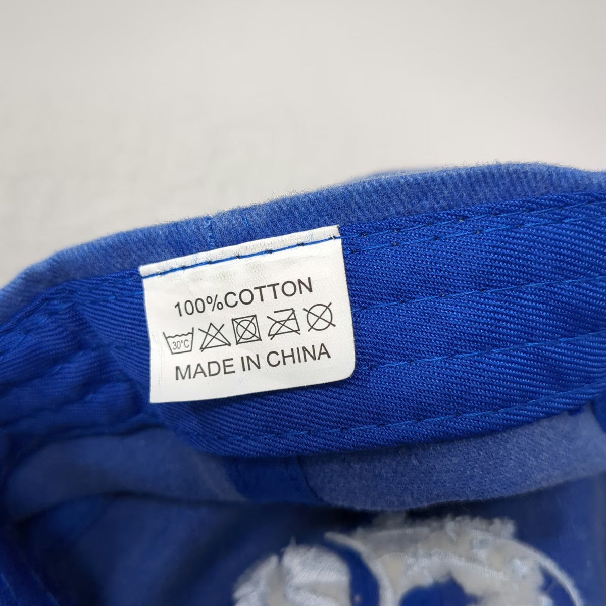 New Jersey Lottery Blue Baseball Cap One Size Hat Slideback Cotton Adjustable