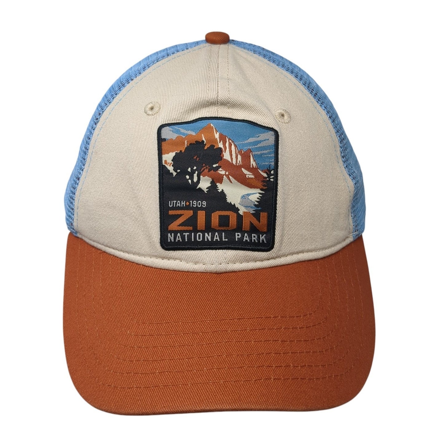 Utah 1909 Zion National Park Trucker Hat Multicolor OS Mesh Back H3 Headwear