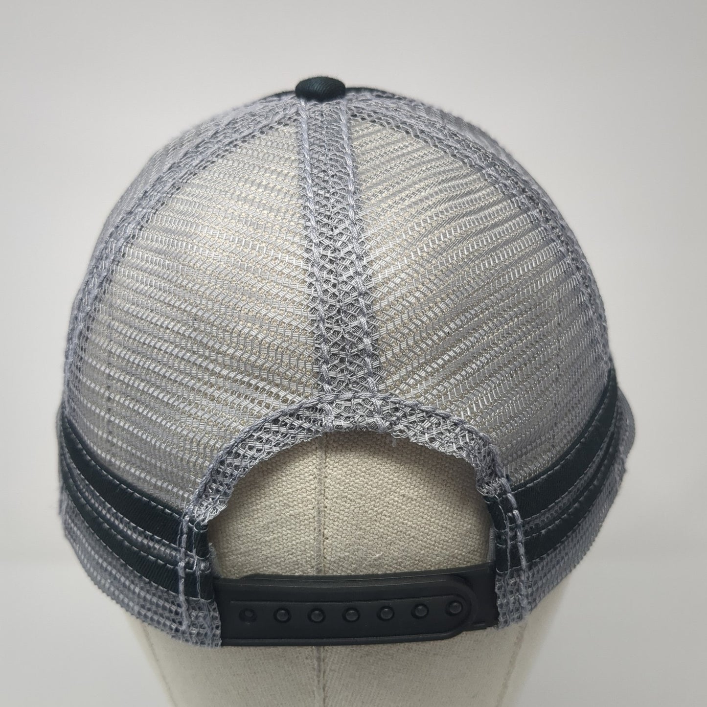 Fly Guys Hair Cuts Snapback Trucker Hat Black OS Adjustable Mesh Back Sportsman