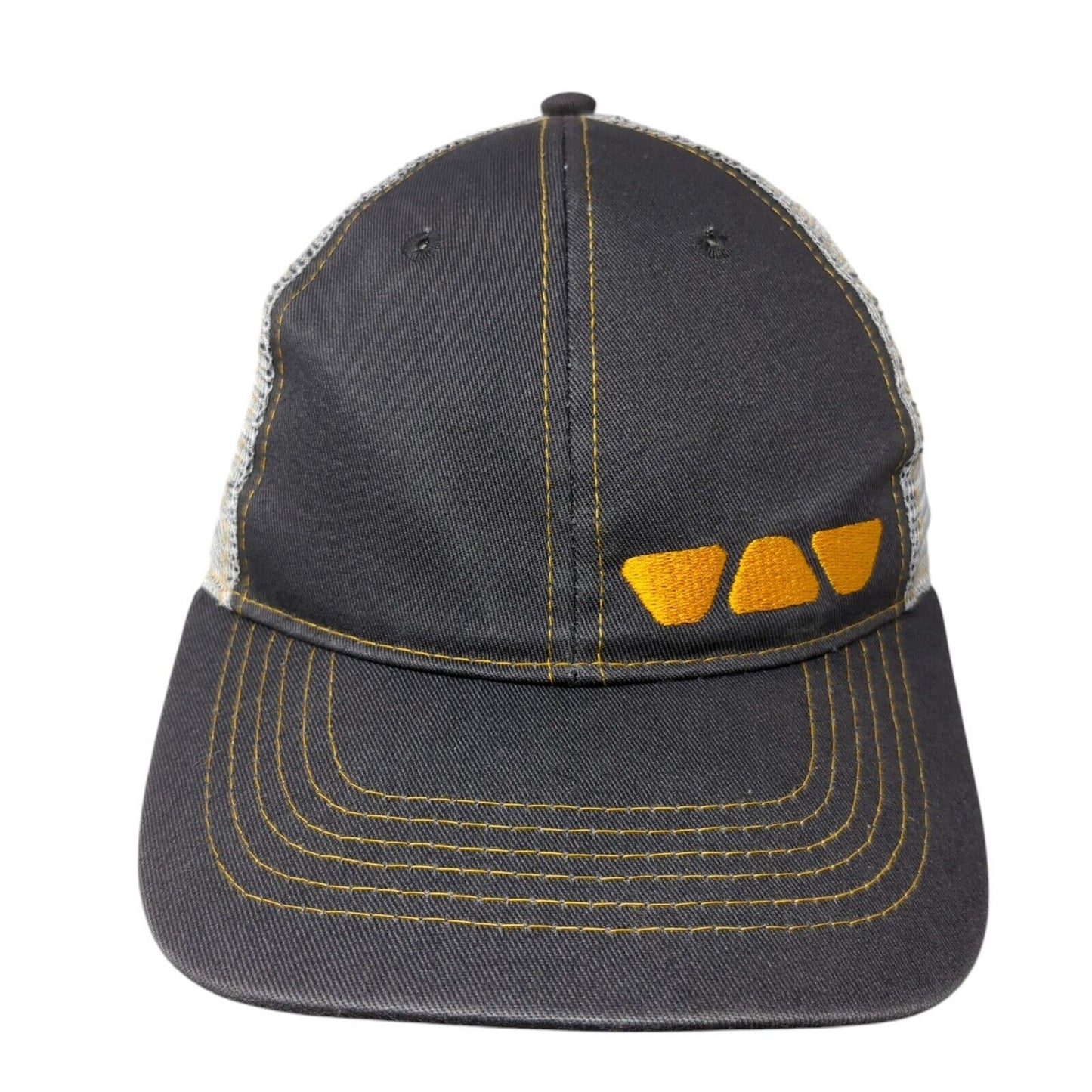 Schluter Systems Strapback Trucker Hat Gray OS Adjustable Embroidered Mesh Back
