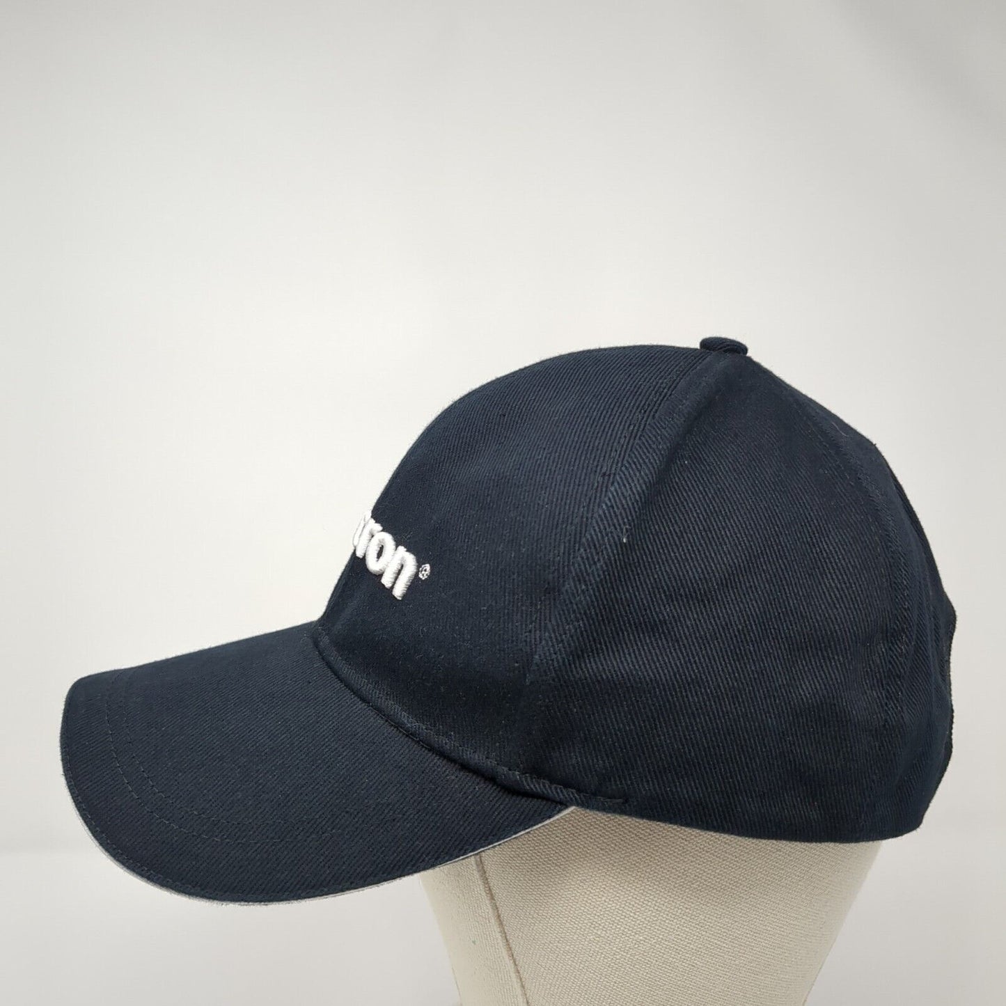 Micron Young Professional Slideback Hat Black One Size Embroidered