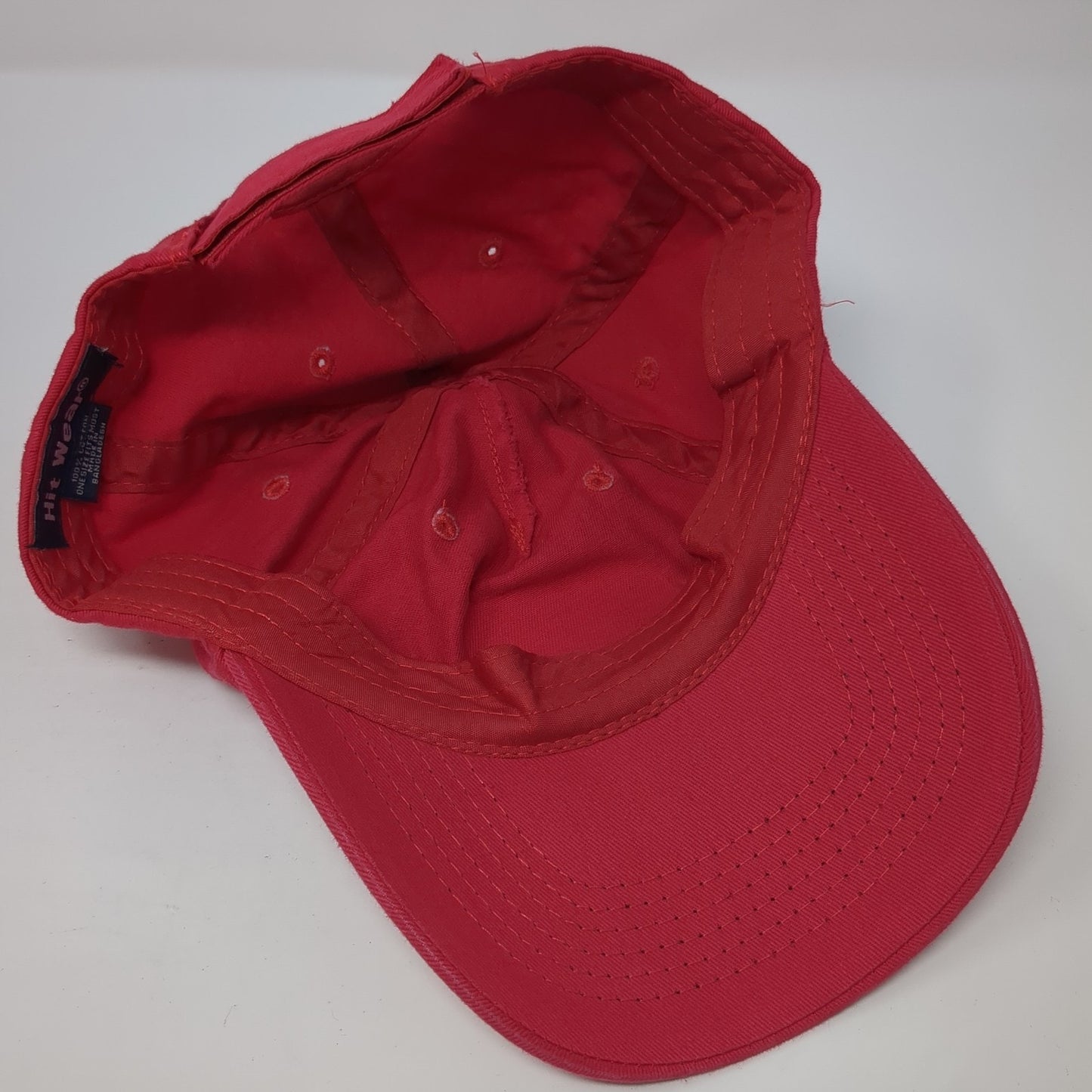 Oscar Mayer Strapback Hat Red One Size Adjustable Solid 6 Panel Hit Wear