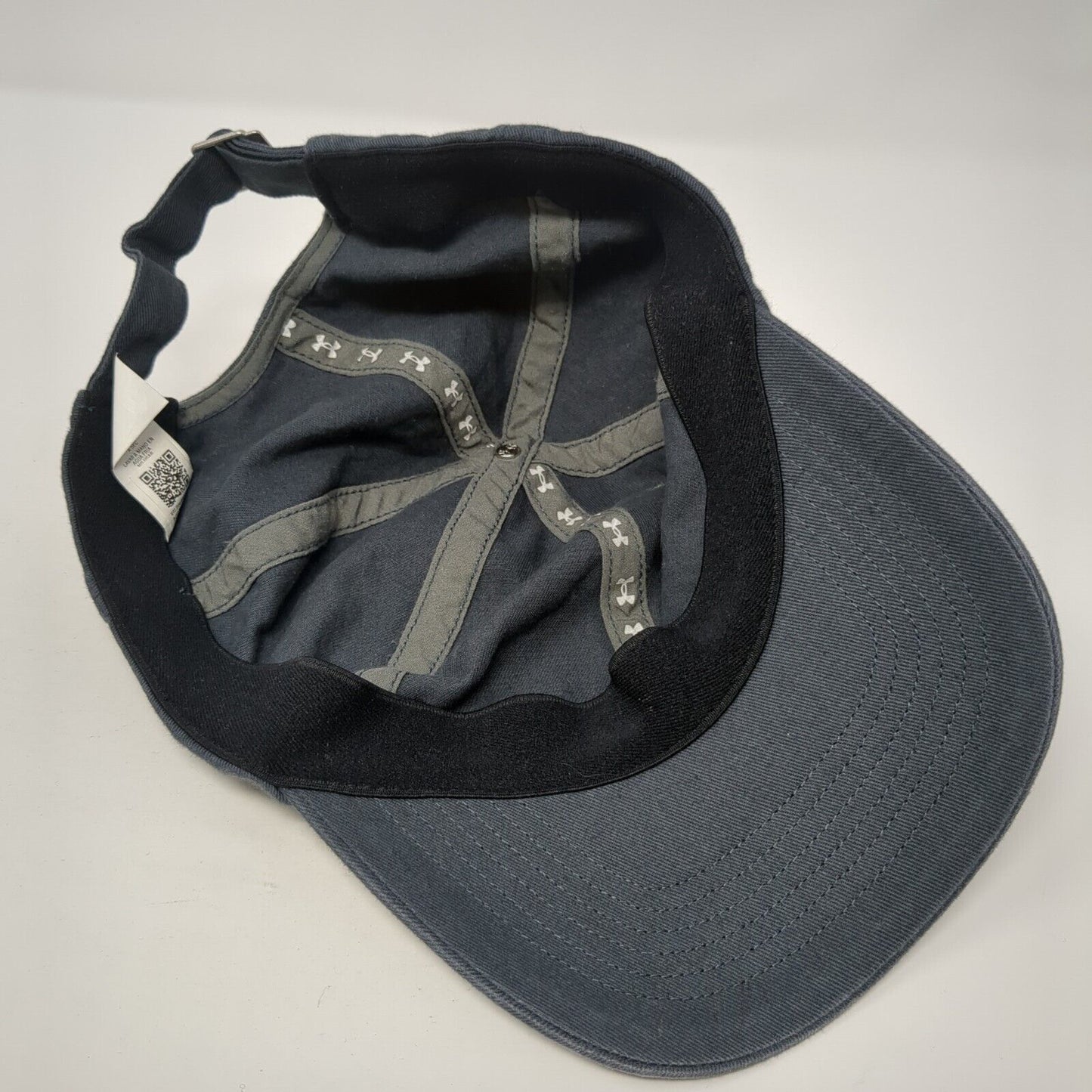 Under Armour Women's Slideback Hat Gray One Size Adjustable Embroidered