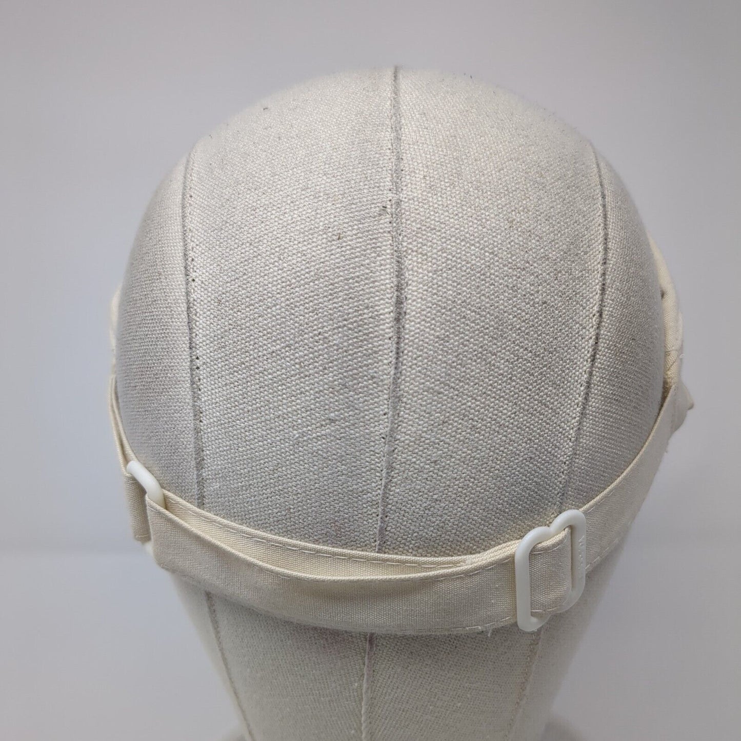 LSLCA Slideback Sun Visor Hat Cream One Size Solid Adjustable Outdoor