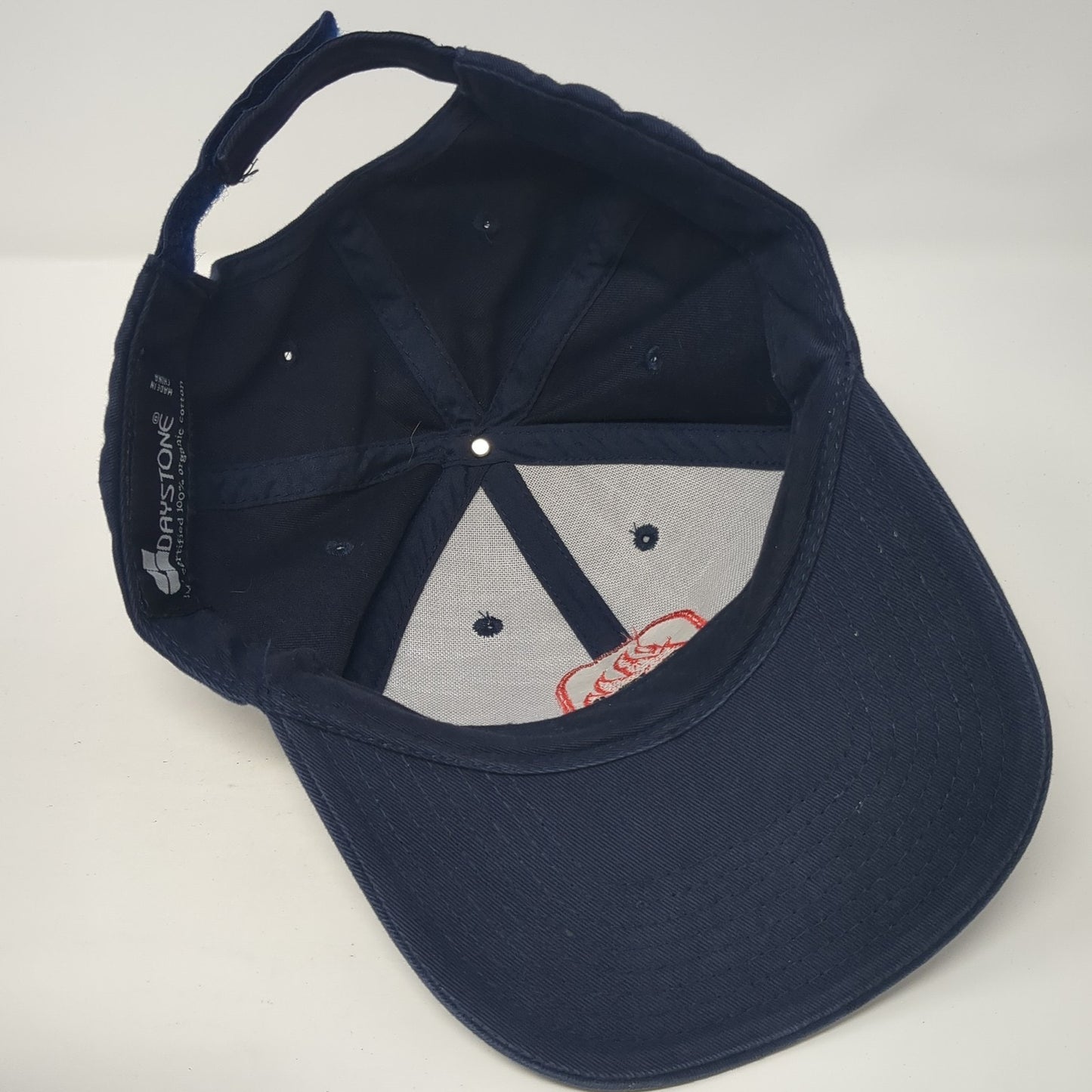 GPI Strapback Hat Blue One Size Adjustable Embroidered Logo Daystone