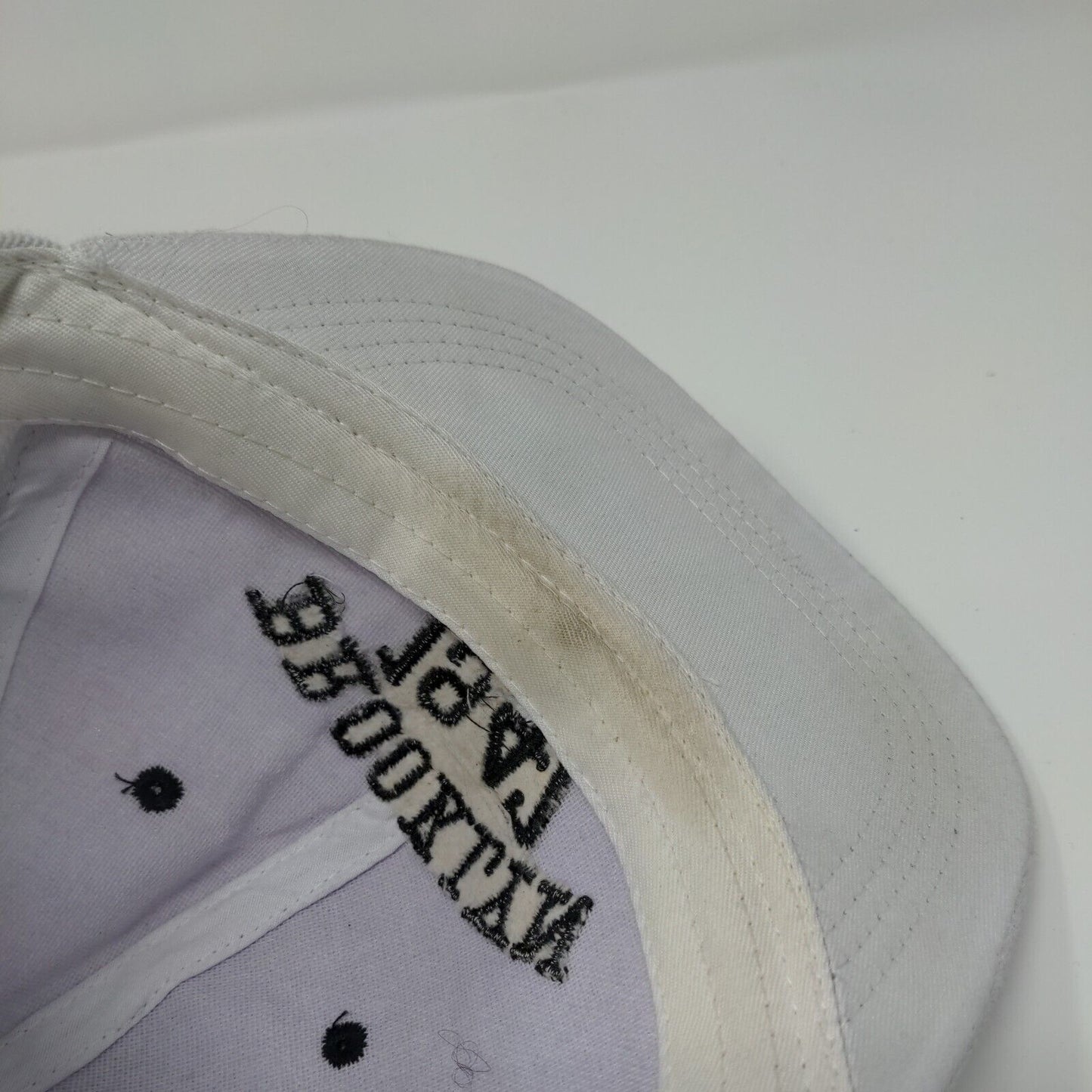Brooklyn 1947 New York Snapback Hat White OSFA Adjustable Embroidered