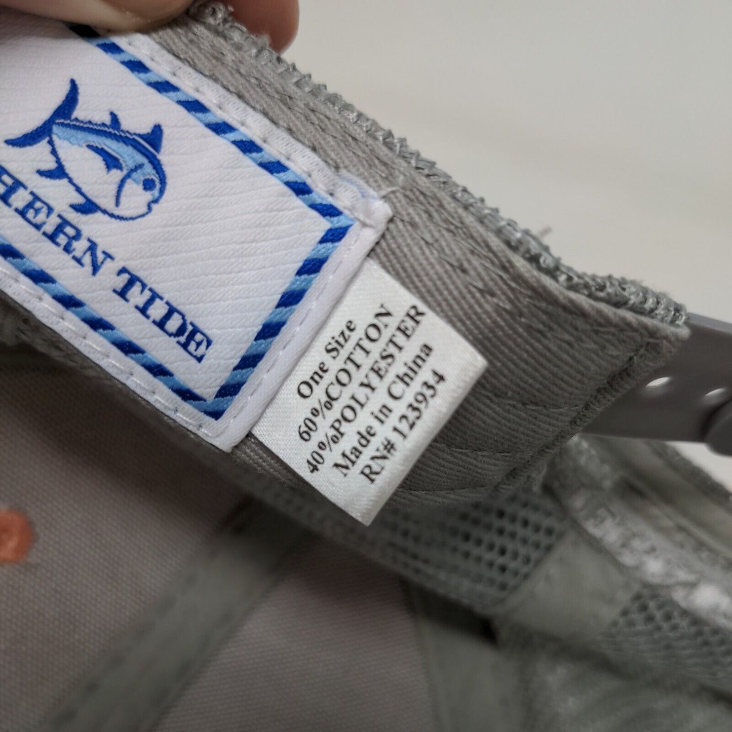 Southern Tide Skipjack Snapback Mesh Back Trucker Hat Multi One Size
