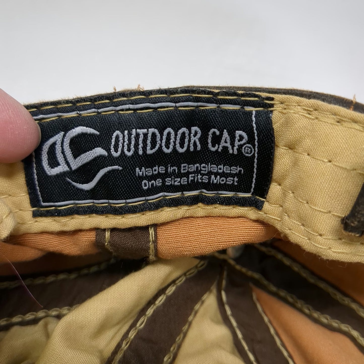 Outdoor Cap Baseball Cap Brown One Size Fish Skeleton Fishing Strapback Hat