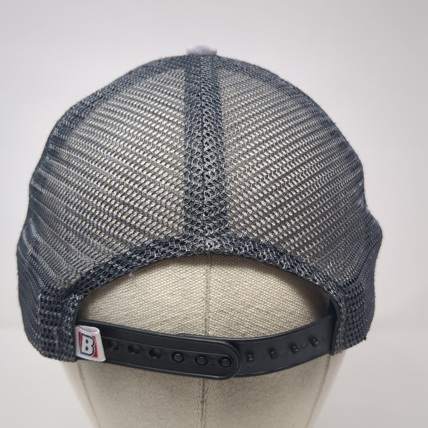 TasoTime Snapback Trucker Hat Gray One Size Adjustable Embroidered Mesh Back