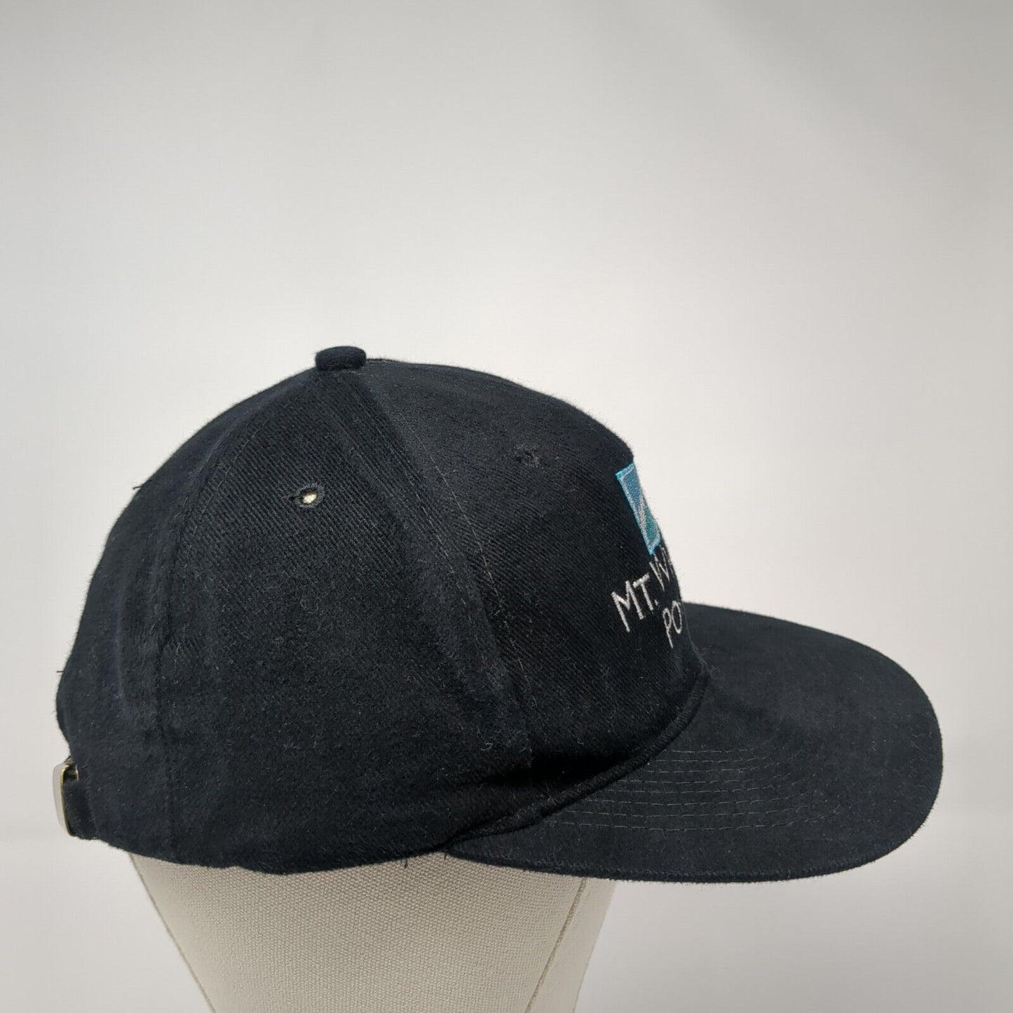 Mt. Wheeler Power Slideback Hat Black One Size Adjustable Embroidered Otto